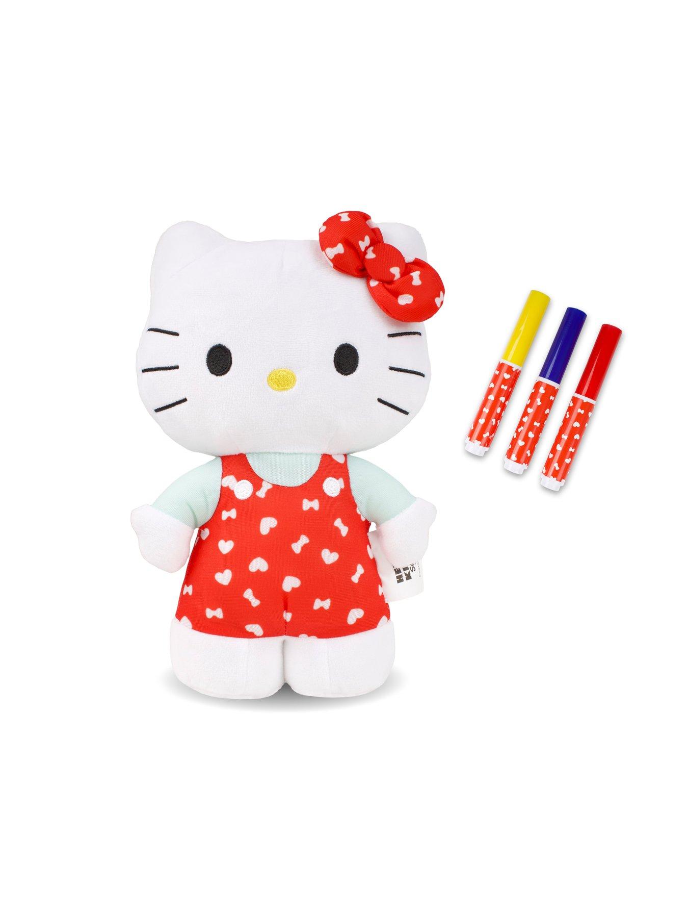 Image 6 of 7 of Hello Kitty Scribble Me Doodle Hello Kitty soft toy asst