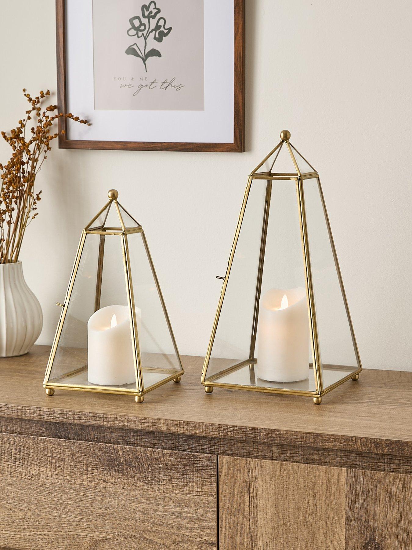 Image 1 of 5 of The Very Collection Lantern Traingle Set Of 2