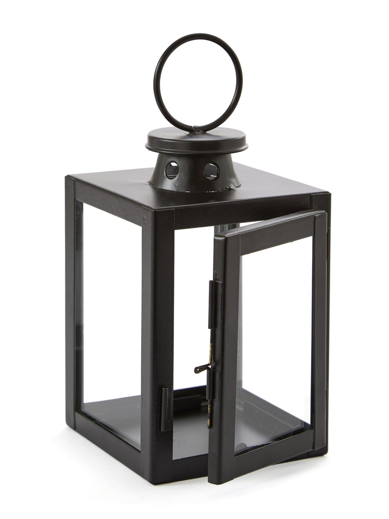 Image 3 of 4 of Very Home Lantern Black With Ring Top 11.4cm