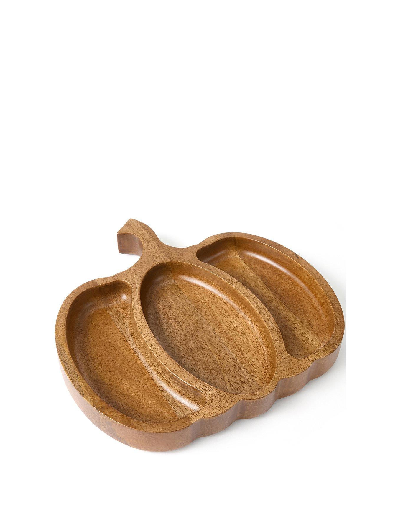 Very Home Pumpkin Nibble Tray (3 Sections)