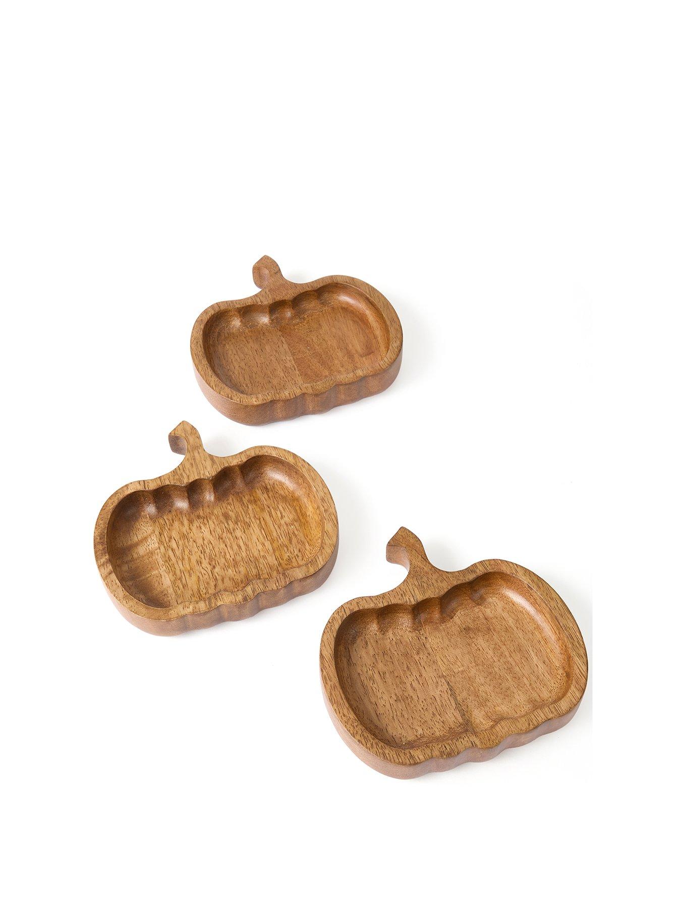 Image 2 of 5 of Very Home Set Of 3 Pumpkin Mini Trays