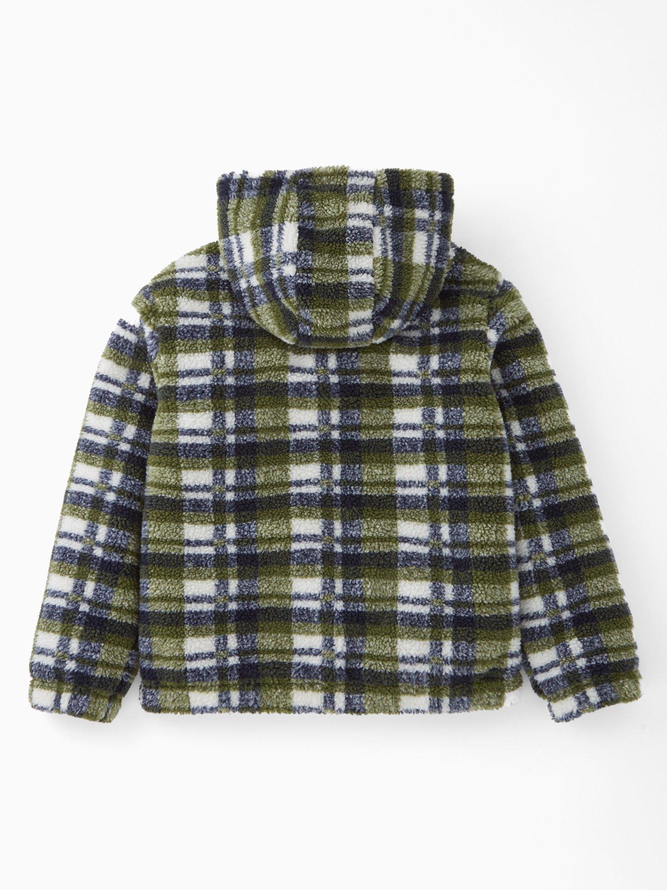 v-by-very-boys-check-borg-hooded-jacket-greenback