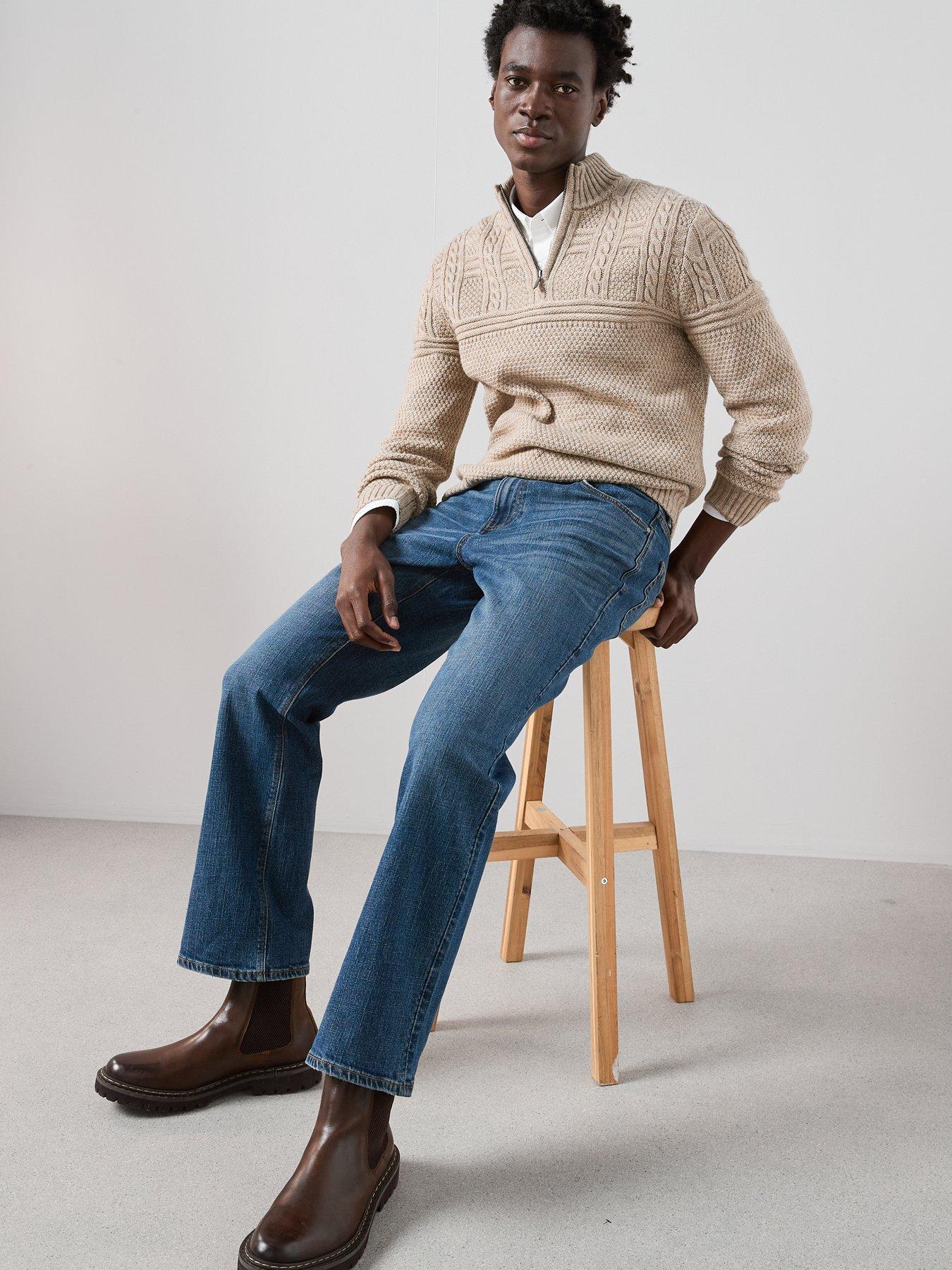 the-very-collection-cross-hatch-bootcut-fit-jeans-blueoutfit