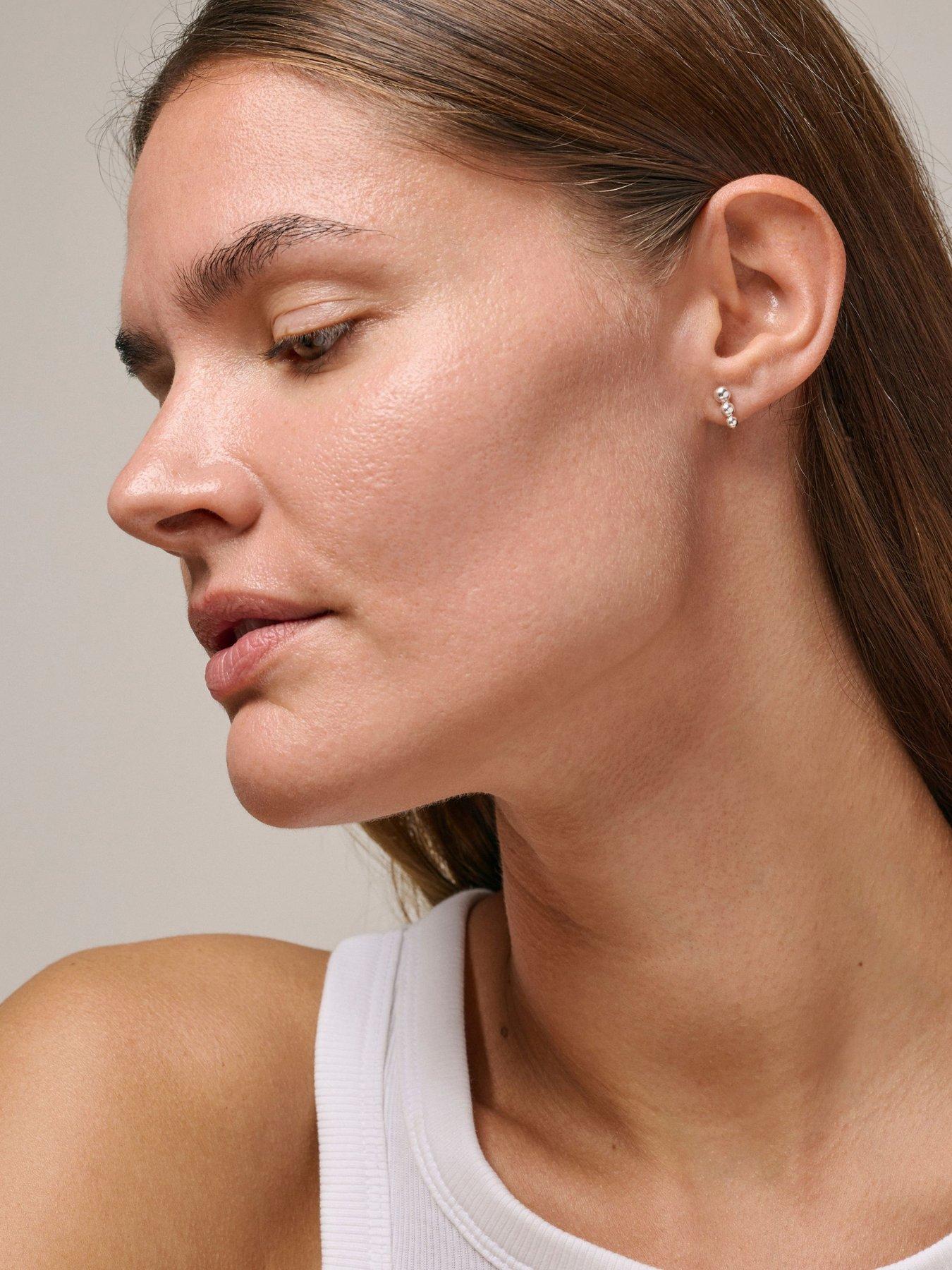 enamel-copenhagen-trinity-sterling-silver-studsstillFront