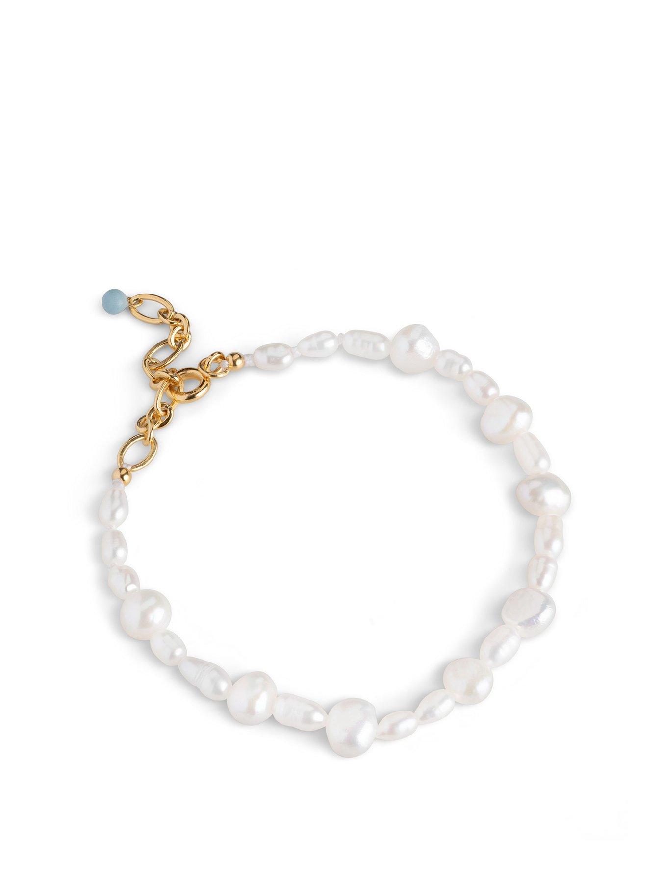 enamel-copenhagen-pearlie-gold-plated-sterling-silver-bracelet