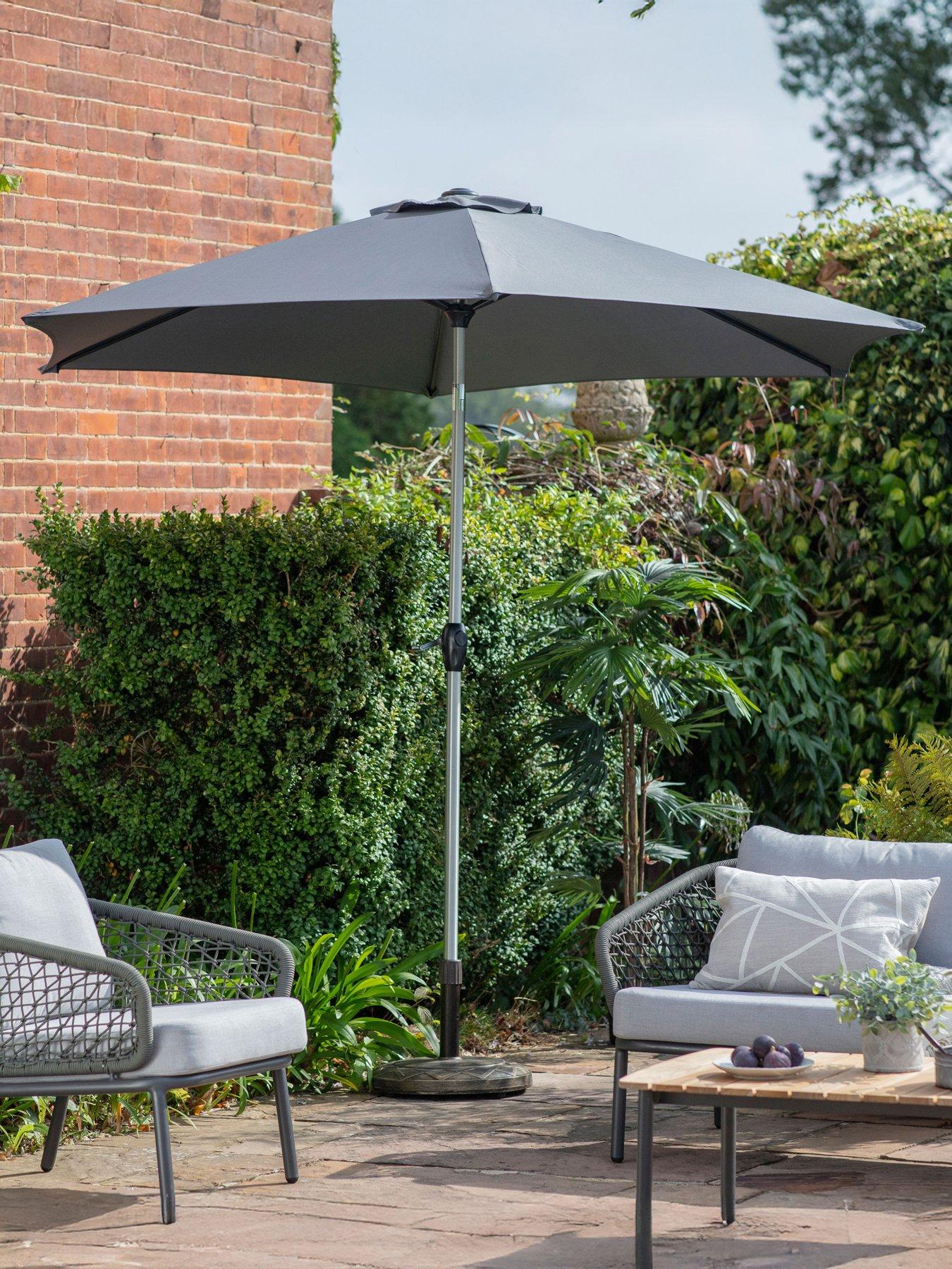 Image 1 of 3 of Gallery Direct Vazzano 2.7m Parasol Grey