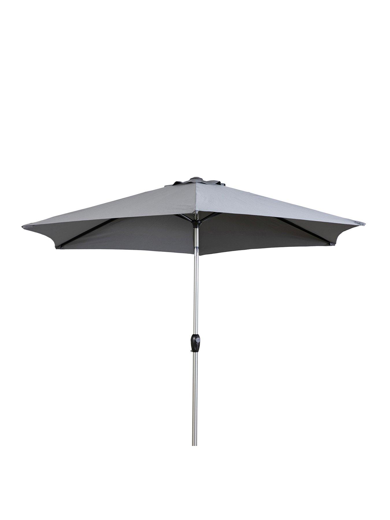 Image 2 of 3 of Gallery Direct Vazzano 2.7m Parasol Grey