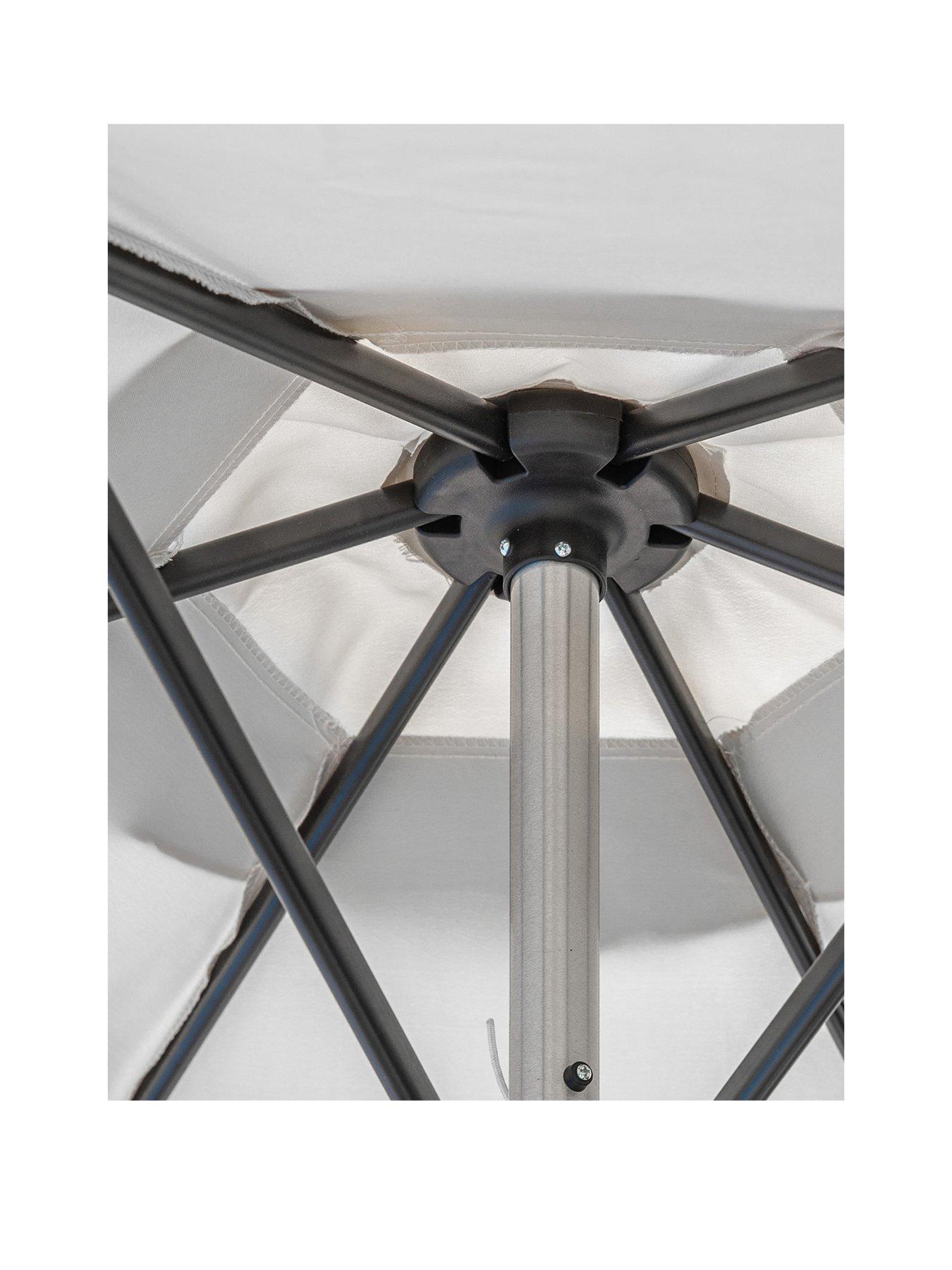 Image 3 of 3 of Gallery Direct Vazzano 2.7m Parasol Grey