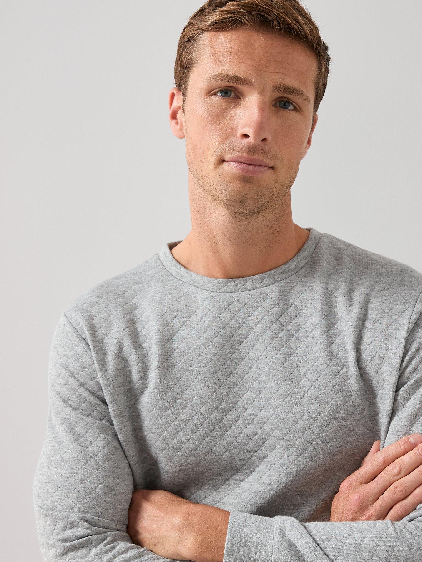 Image 4 of 6 of The Very Collection Quilted Lounge Set - Marl Grey