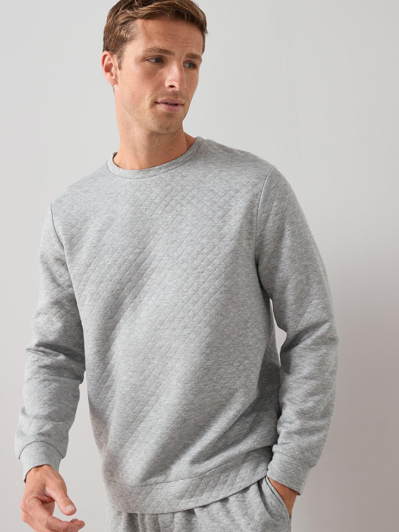 Image 6 of 6 of The Very Collection Quilted Lounge Set - Marl Grey