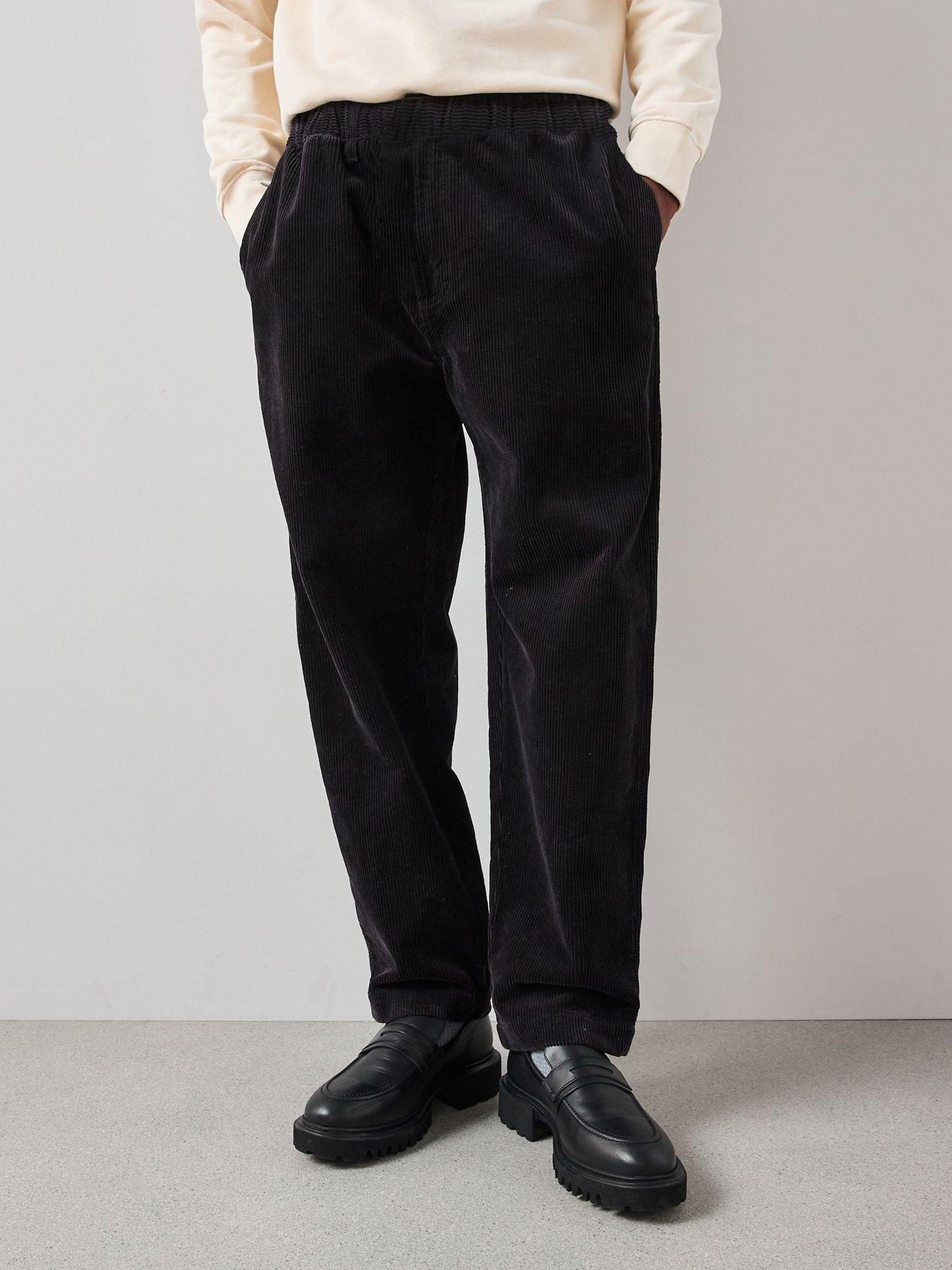 The Very Collection Cord Trousers - Black