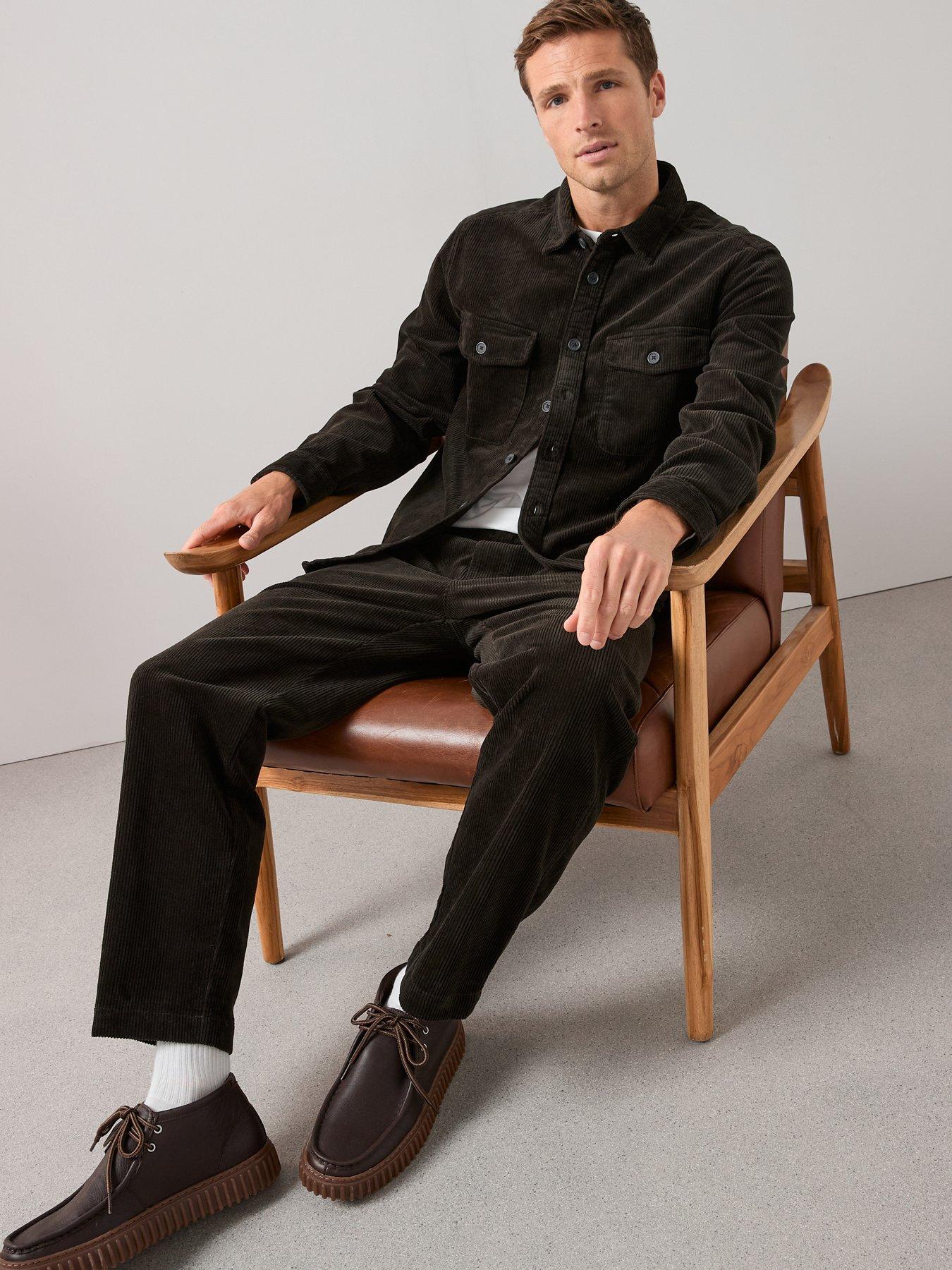 the-very-collection-cord-trousers-dark-greenoutfit
