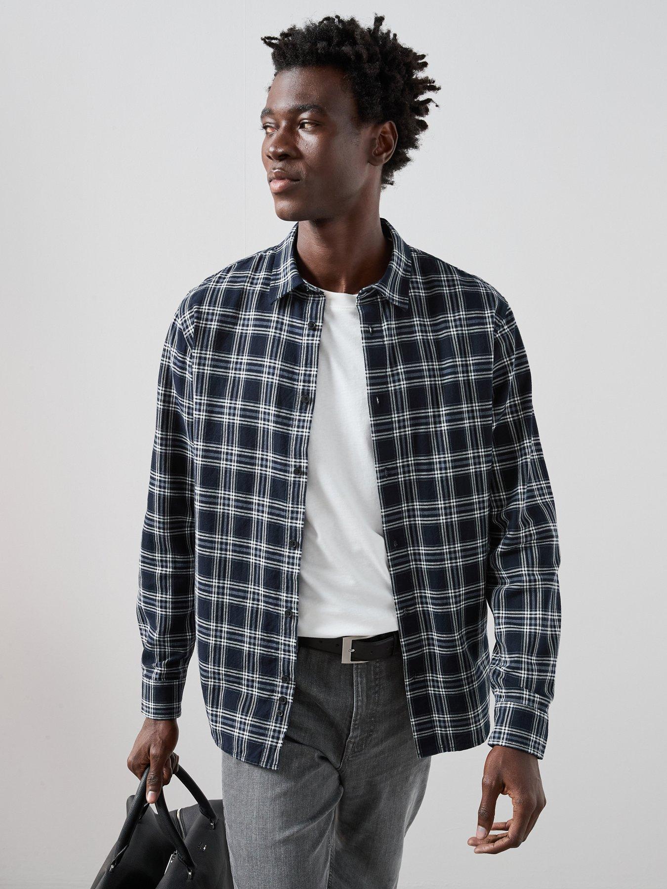 the-very-collection-checked-flannel-shirt-monochrome