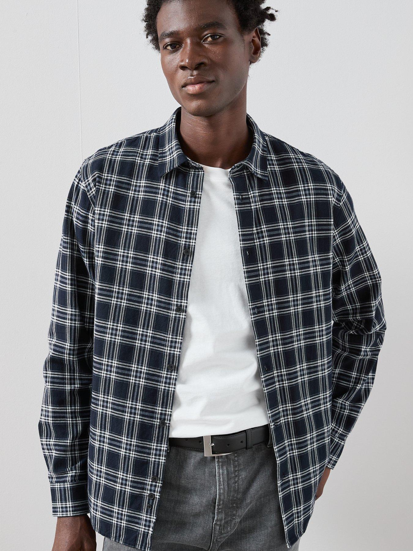 the-very-collection-checked-flannel-shirt-monochromedetail