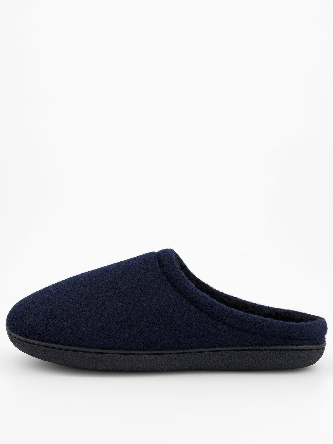 The Very Collection Mule Slippers - Navy