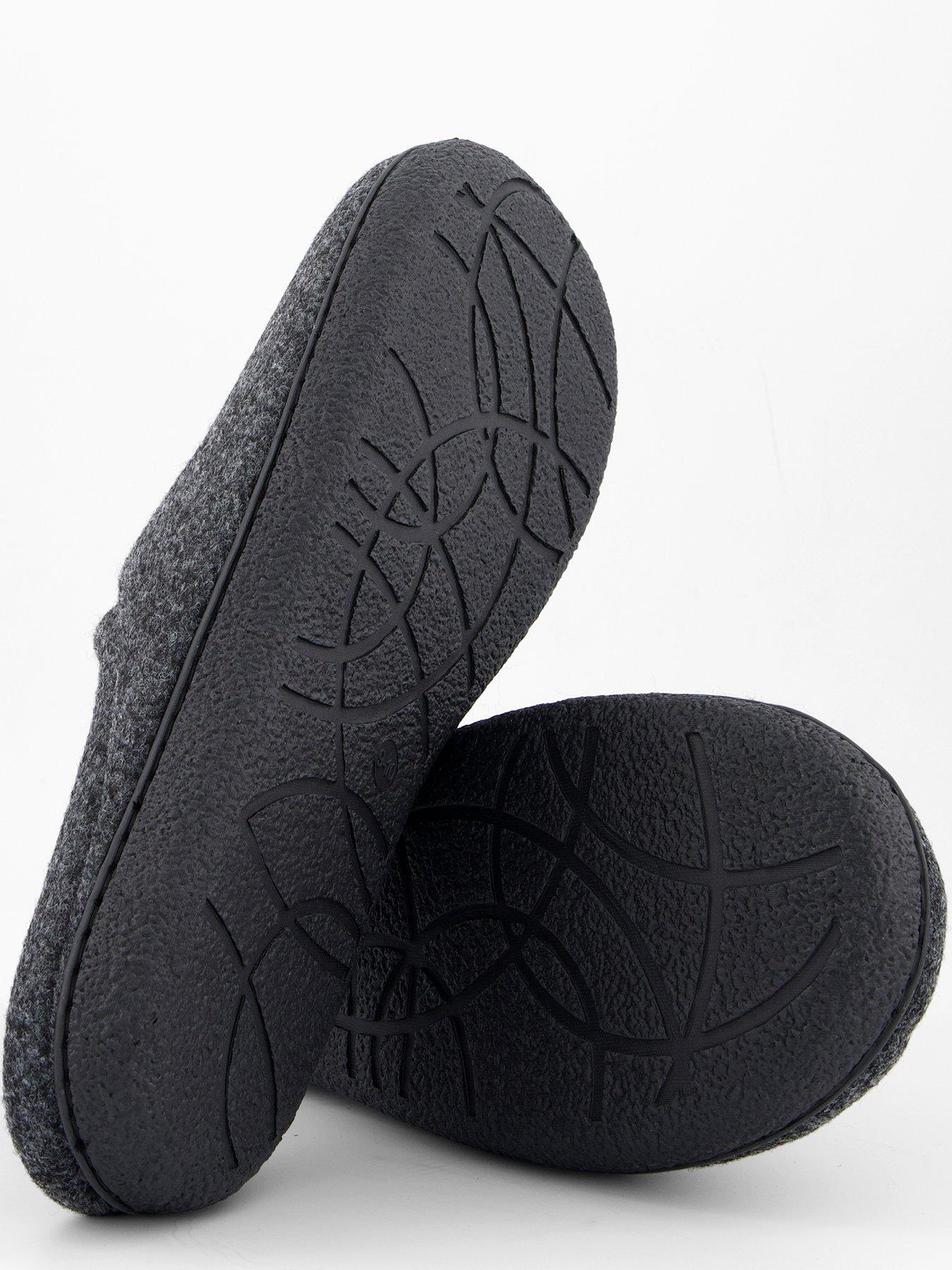 Image 4 of 6 of The Very Collection Mule Slippers - Charcoal