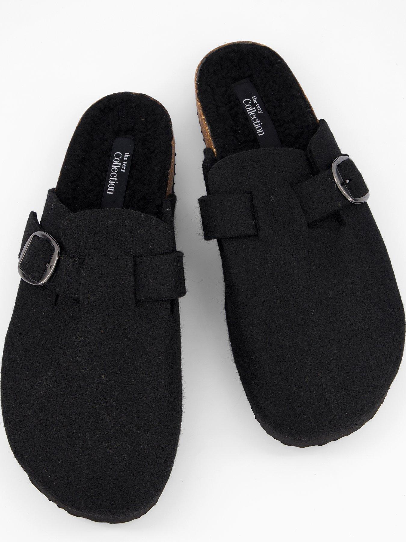the-very-collection-buckle-mule-slipper-blackoutfit