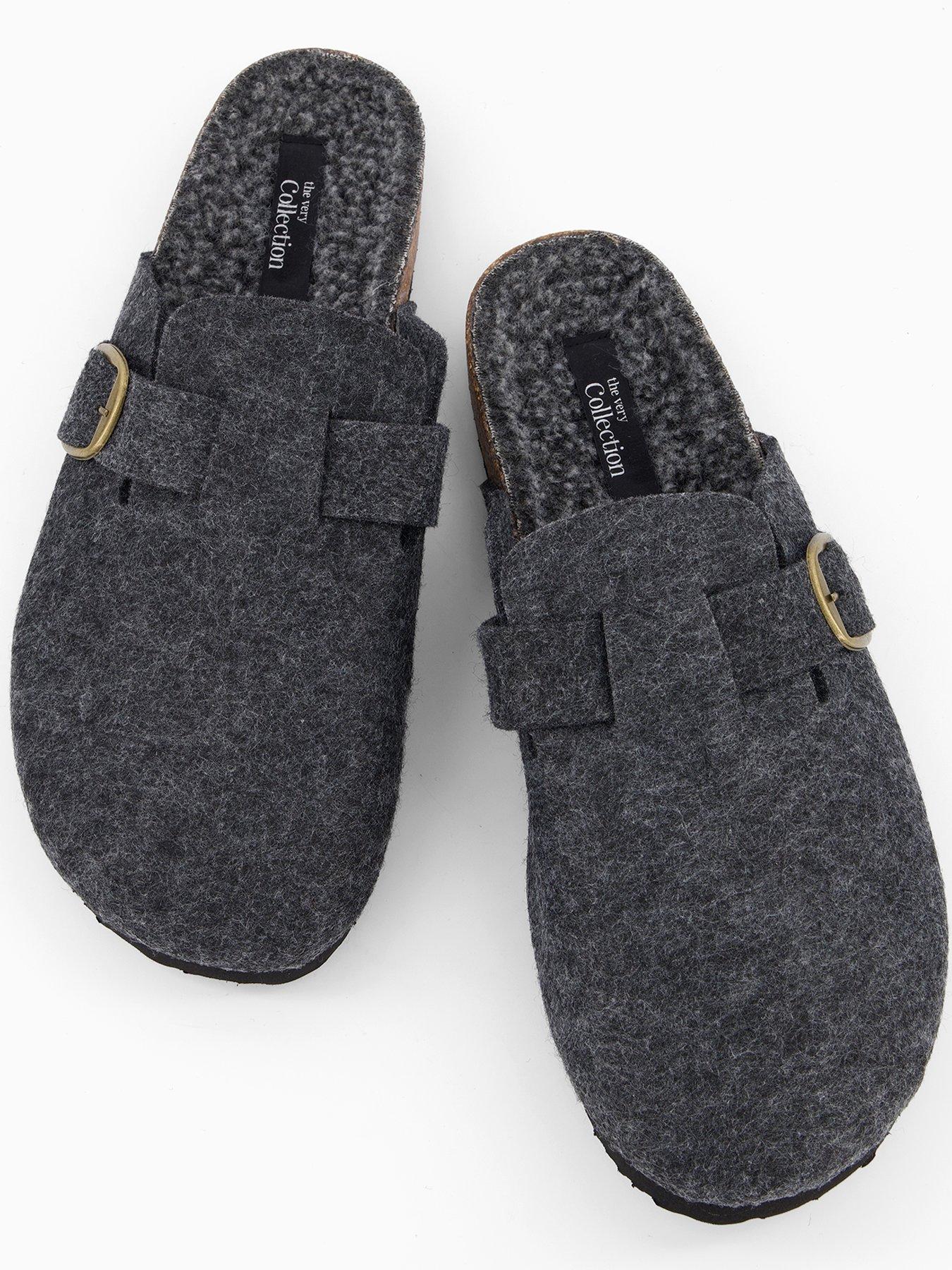 the-very-collection-buckle-mule-slippers-charcoaloutfit