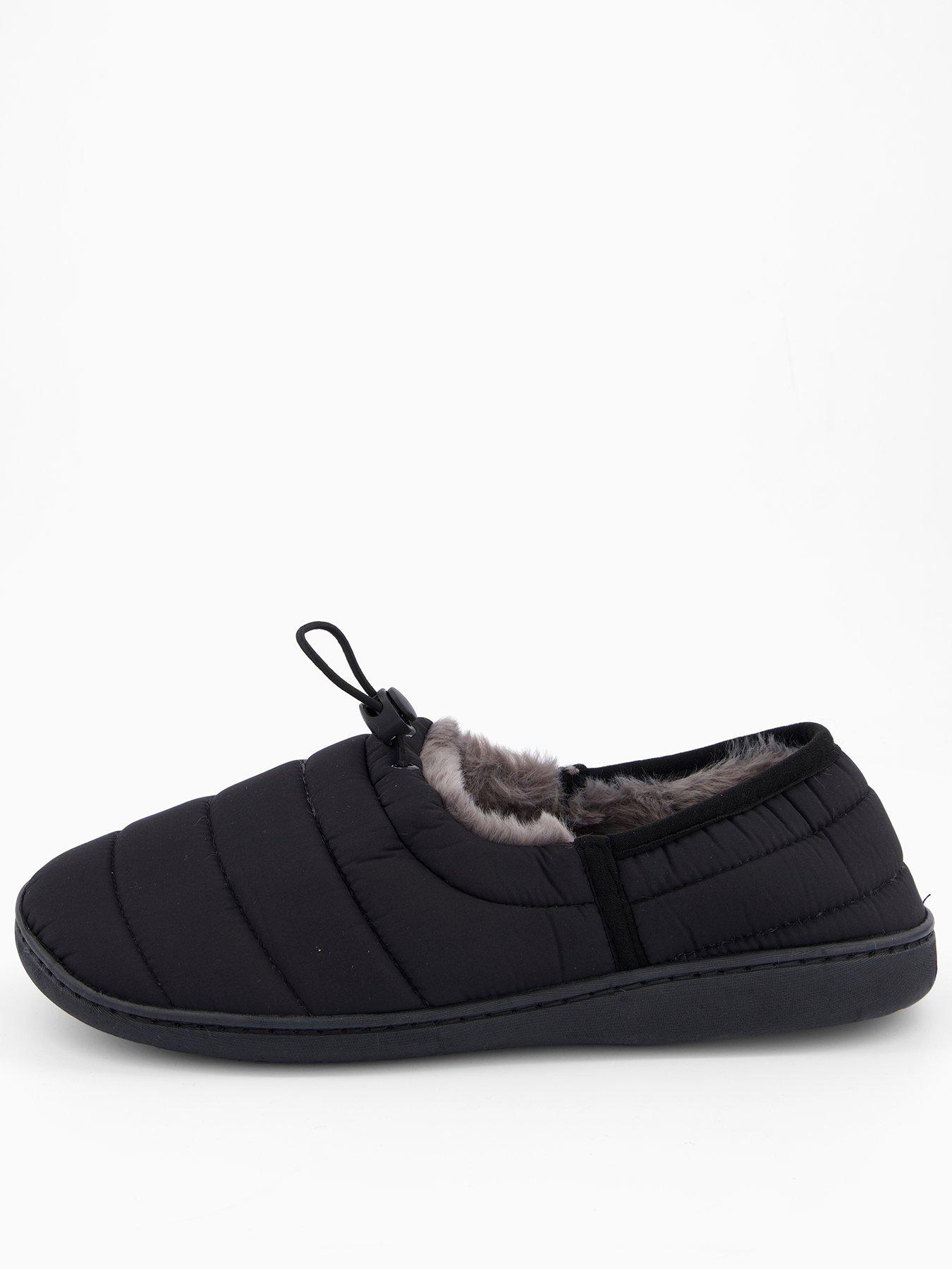 the-very-collection-quilted-slippers-black