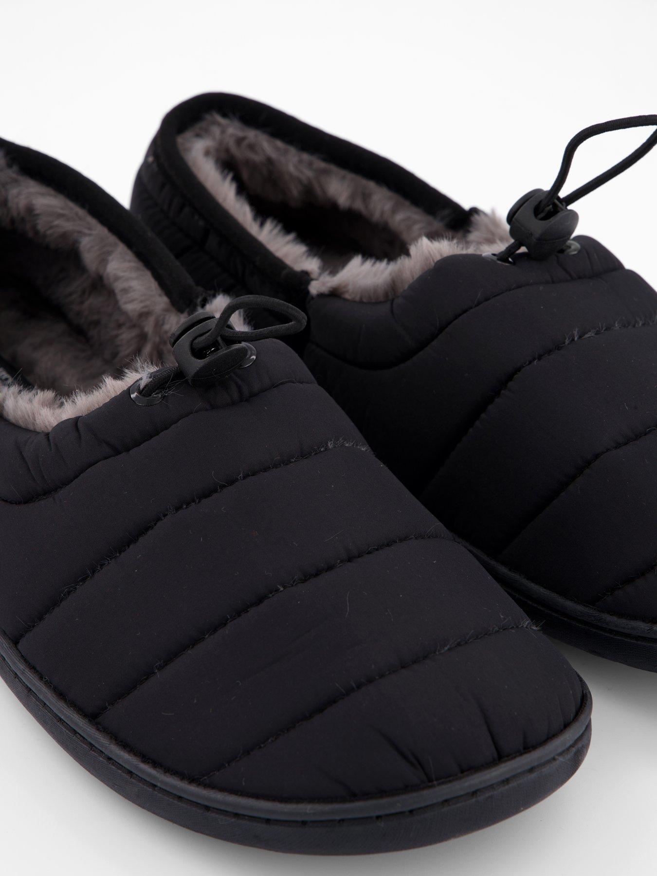 Image 5 of 6 of The Very Collection Quilted Slippers - Black