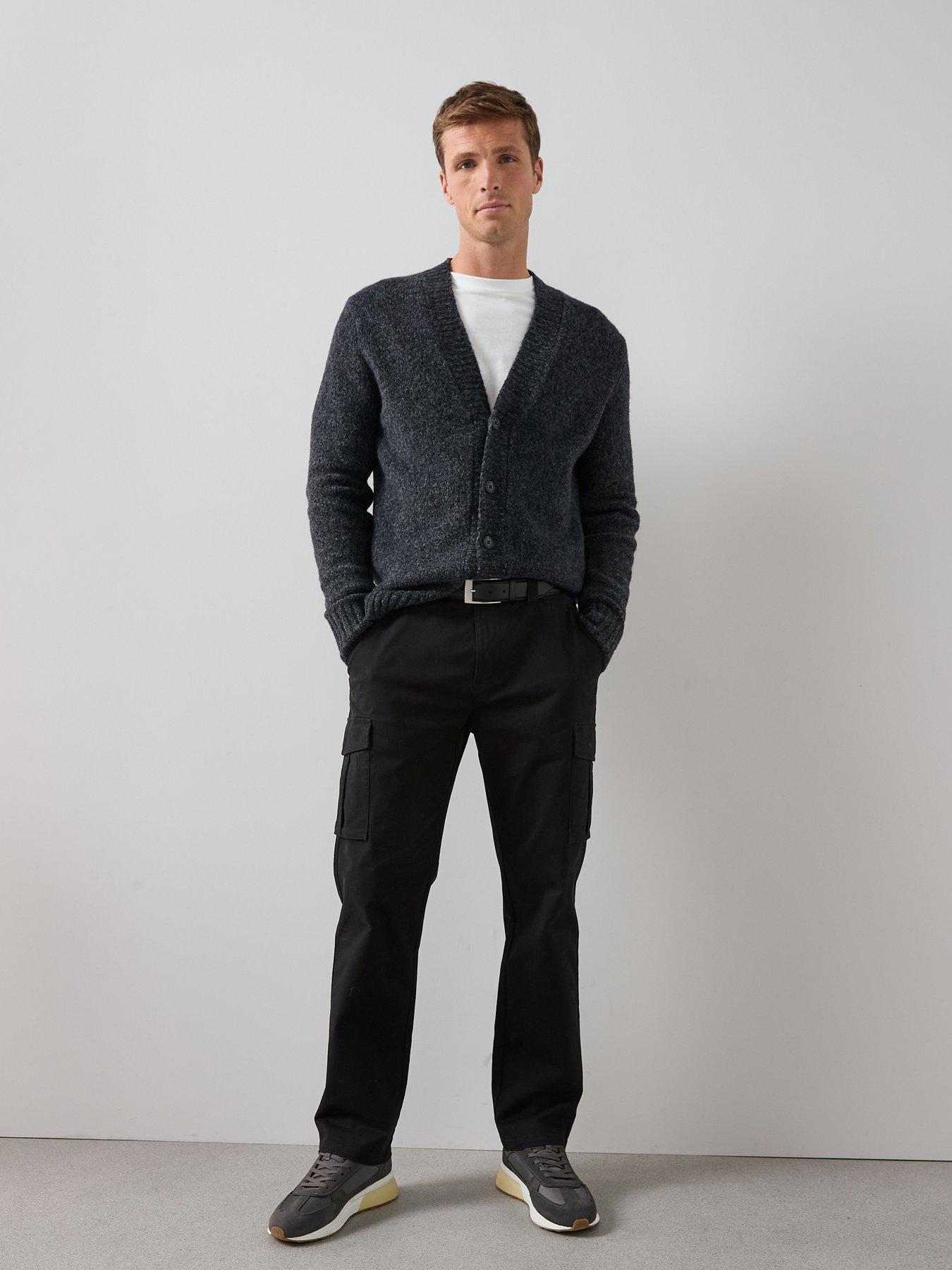 the-very-collection-tapered-fit-cargo-trousers-with-stretch-blackback