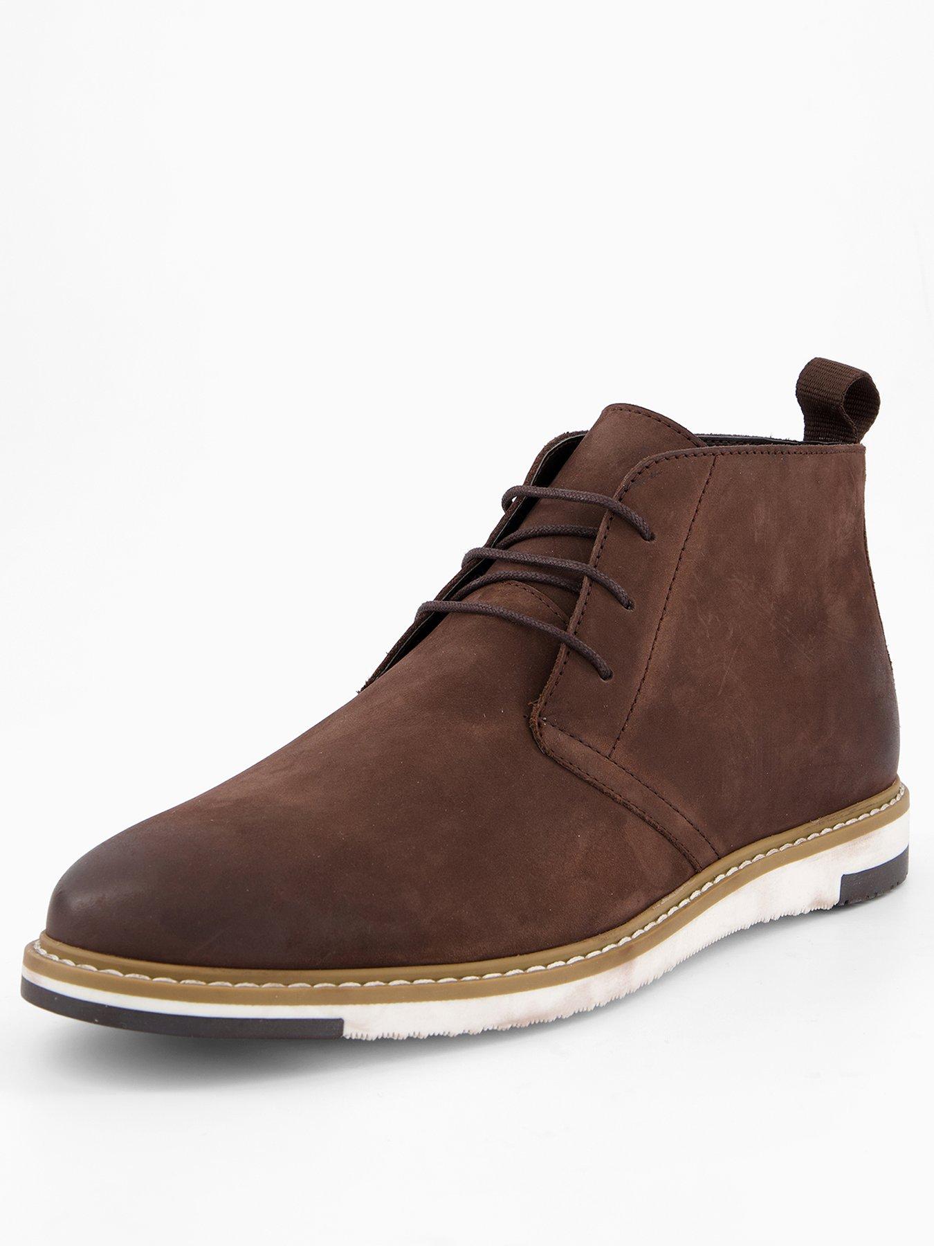 Image 2 of 7 of The Very Collection Suede Mid Boots - Brown