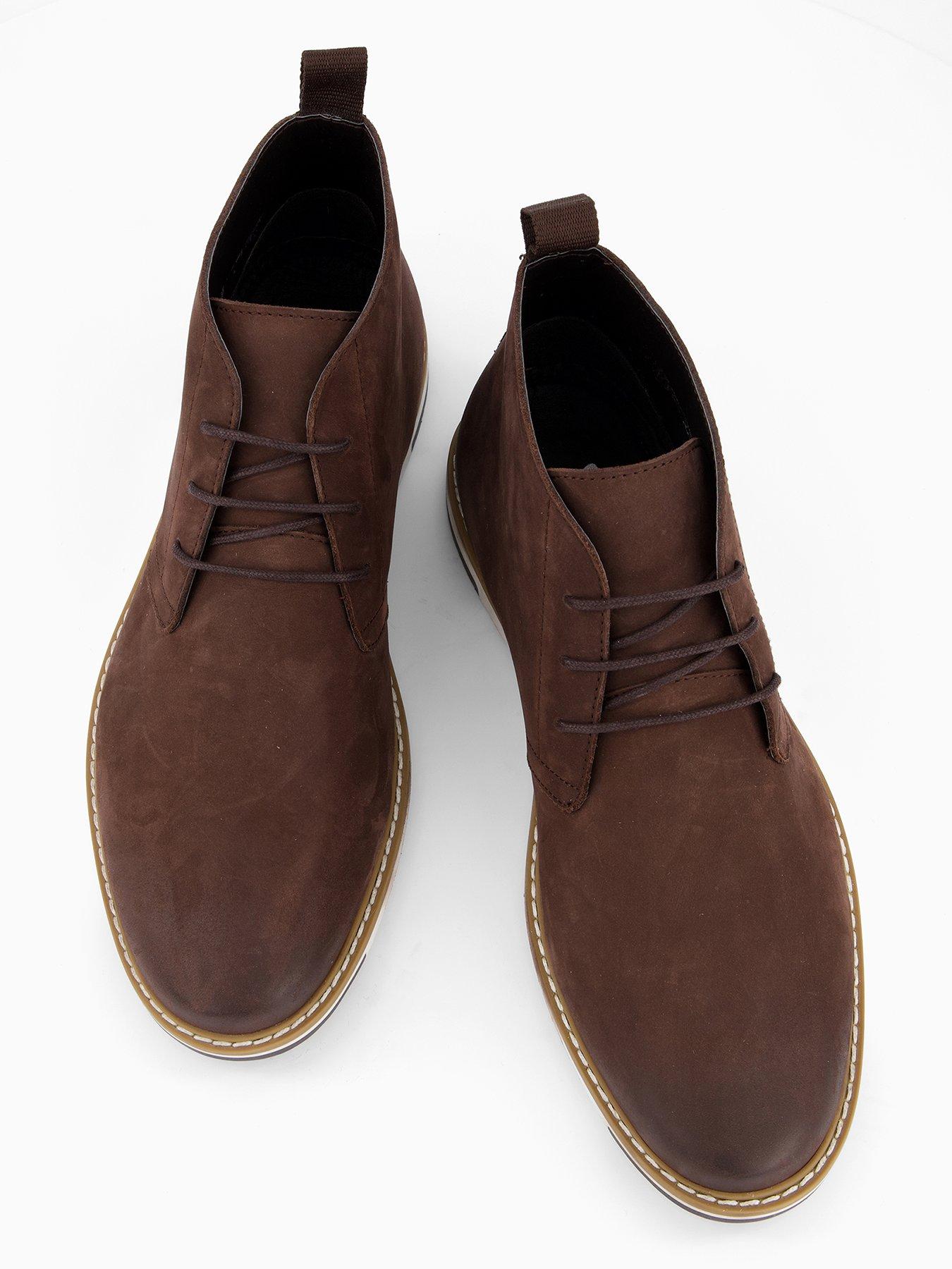 Image 3 of 7 of The Very Collection Suede Mid Boots - Brown