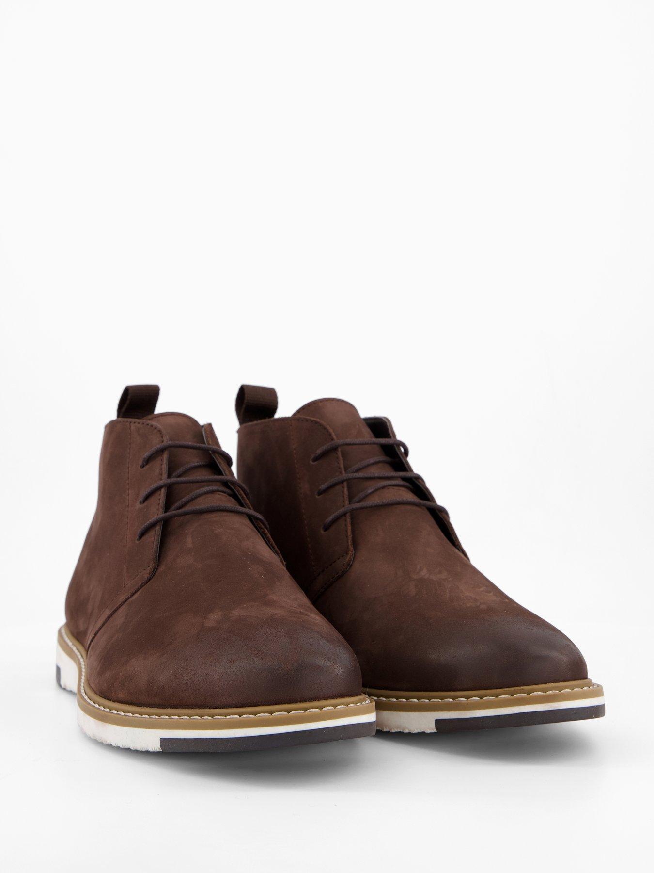 Image 6 of 7 of The Very Collection Suede Mid Boots - Brown