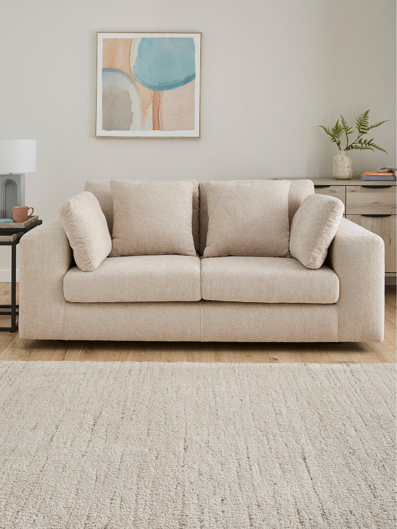 The Very Collection Avena 3 Seater Fabric Sofa