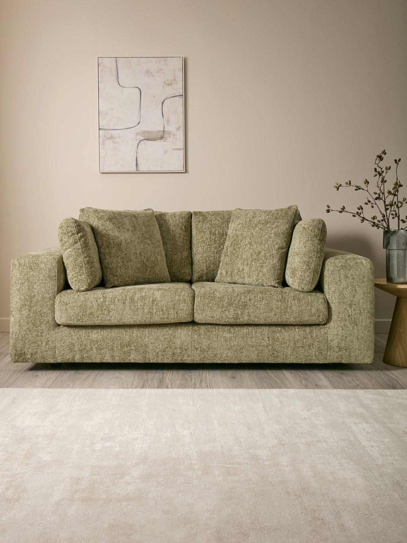 The Very Collection Avena 3 Seater Fabric Sofa