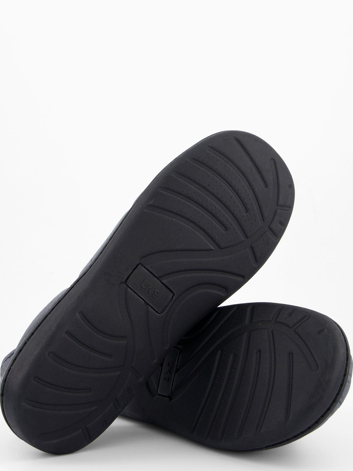 Image 4 of 6 of The Very Collection Quilted Slippers - Grey