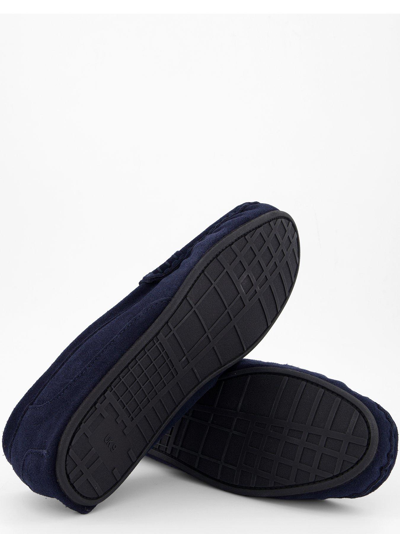 the-very-collection-suede-moccasin-slipper-navydetail