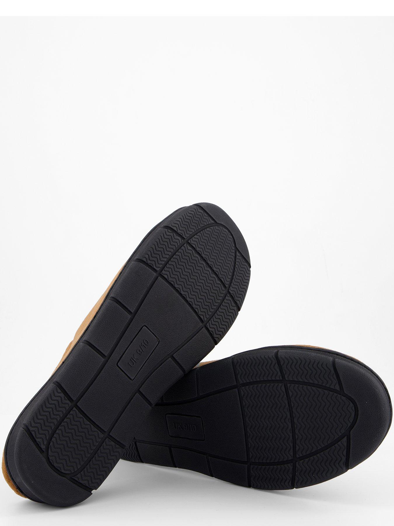 Image 4 of 7 of The Very Collection Fleece Lined Mule Slippers - Tan