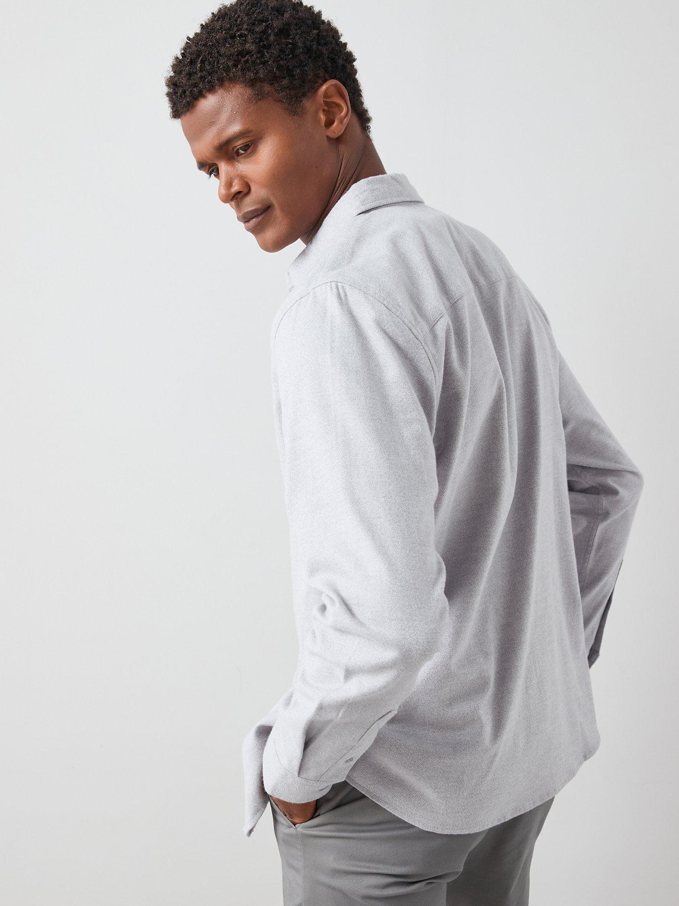 the-very-collection-pure-cotton-brushed-grindle-shirt-greystillFront