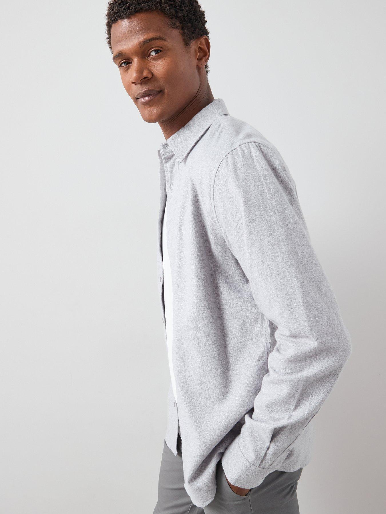 the-very-collection-pure-cotton-brushed-grindle-shirt-greyoutfit