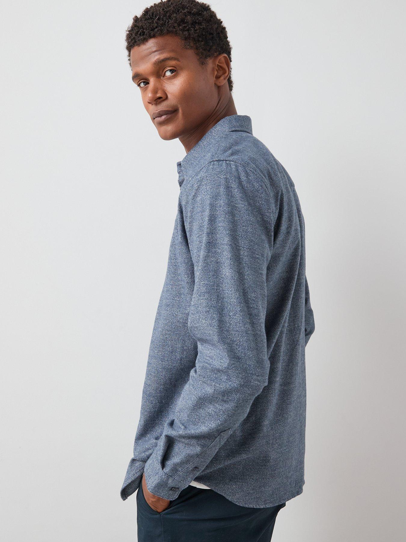 the-very-collection-pure-cotton-brushed-grindle-shirt-navystillFront