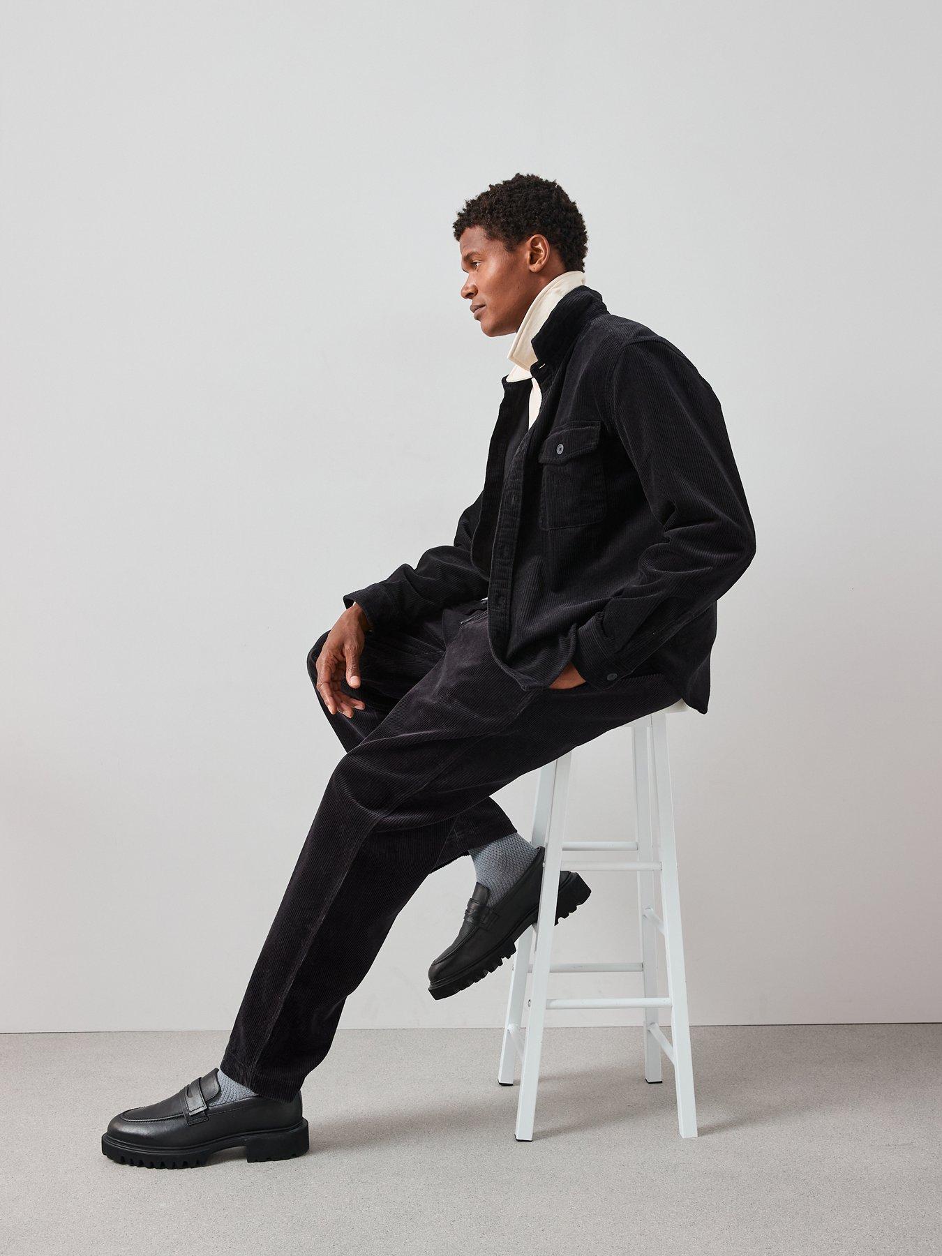 Image 5 of 7 of The Very Collection Cord Shirt - Black