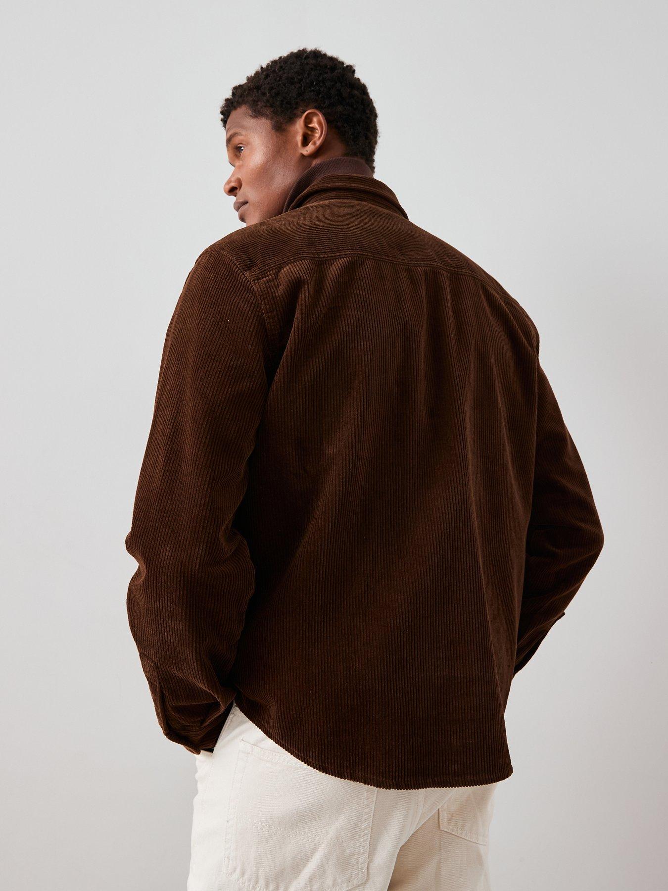 the-very-collection-cord-shirt-brownstillFront