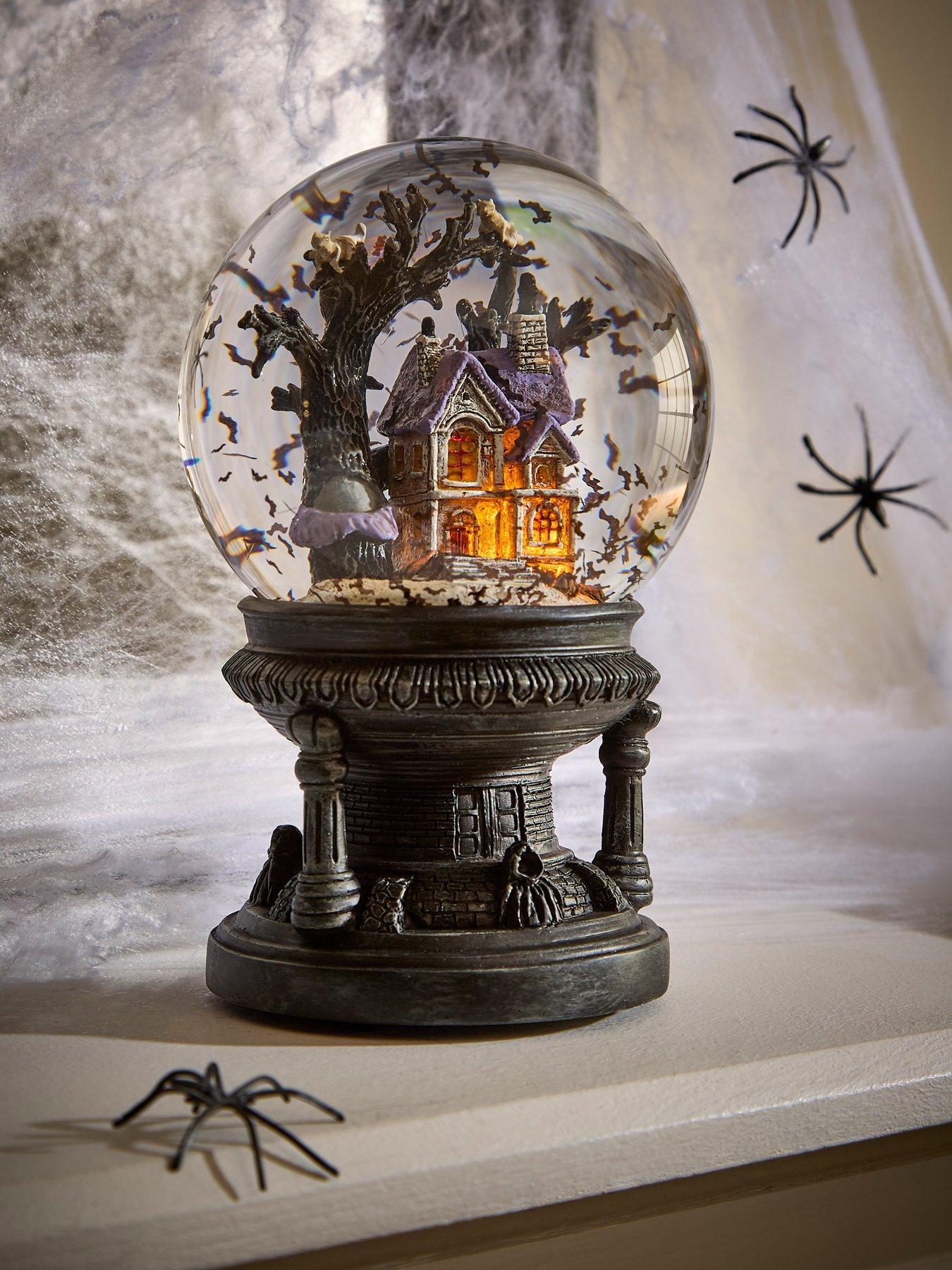The Very Collection Spooky Scene Snowglobe with Music Halloween Decoration