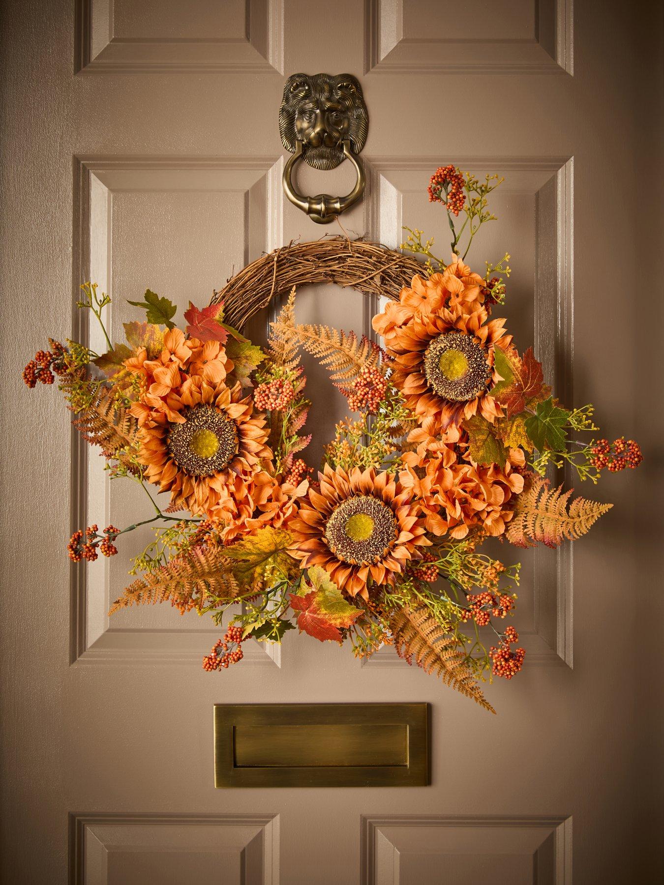 Very Home Sunflower Autumn Wreath