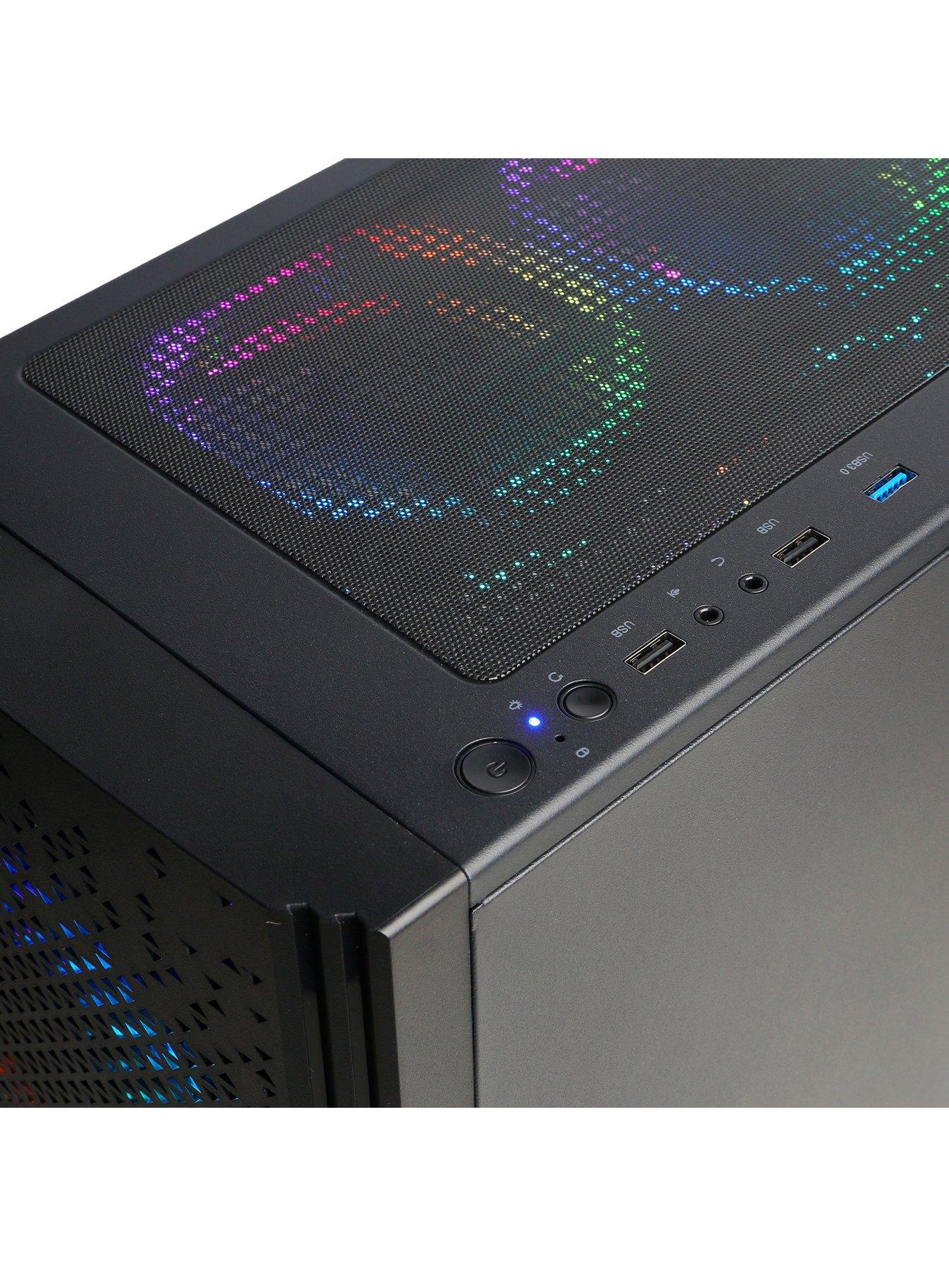 Image 4 of 6 of CyberPower PC Blaze - AMD Ryzen 5 5600G - 8GB - 500GB - Black