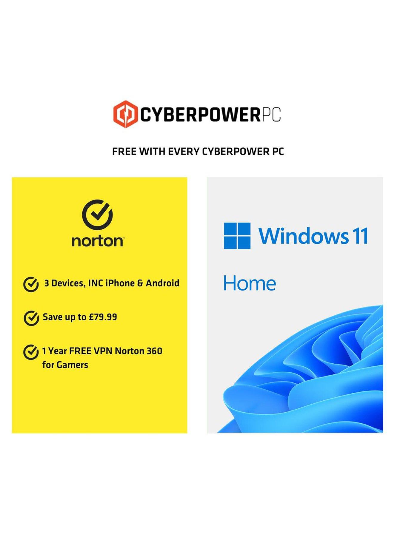 Image 5 of 6 of CyberPower PC Blaze - GeForce RTX 3050 - Intel Core i5 - 16GB - 500GB - Black