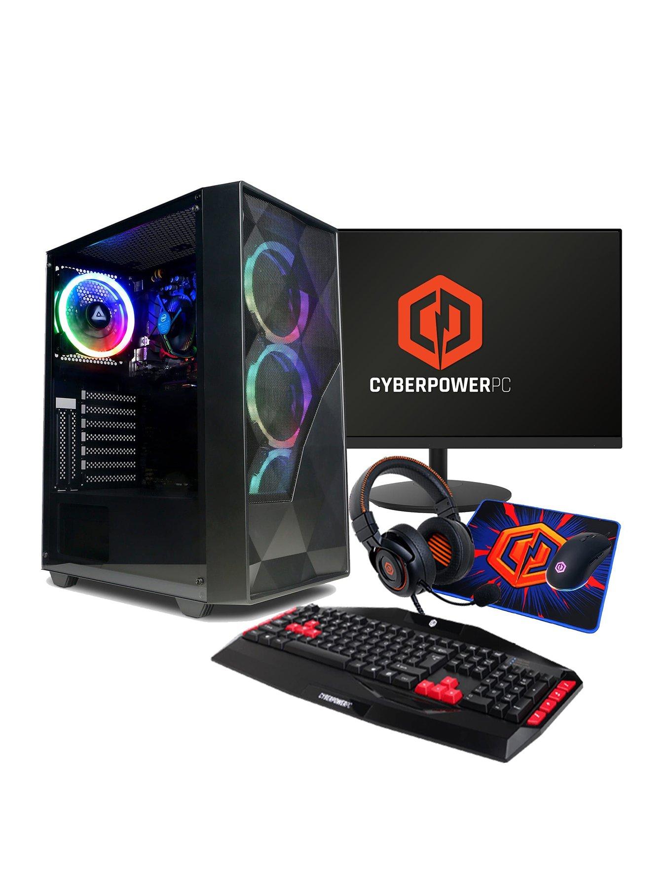CyberPower PC Eurus Bundle AMD Ryzen 8GB 500GB Black