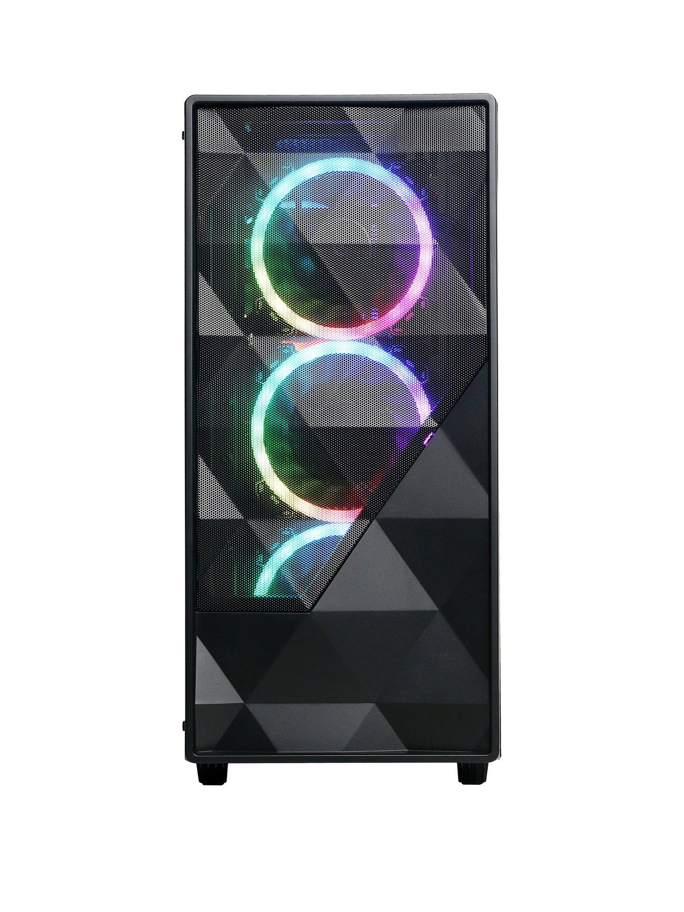 Image 3 of 7 of CyberPower PC Eurus Bundle - AMD Ryzen 5 - 8GB - 500GB - Black