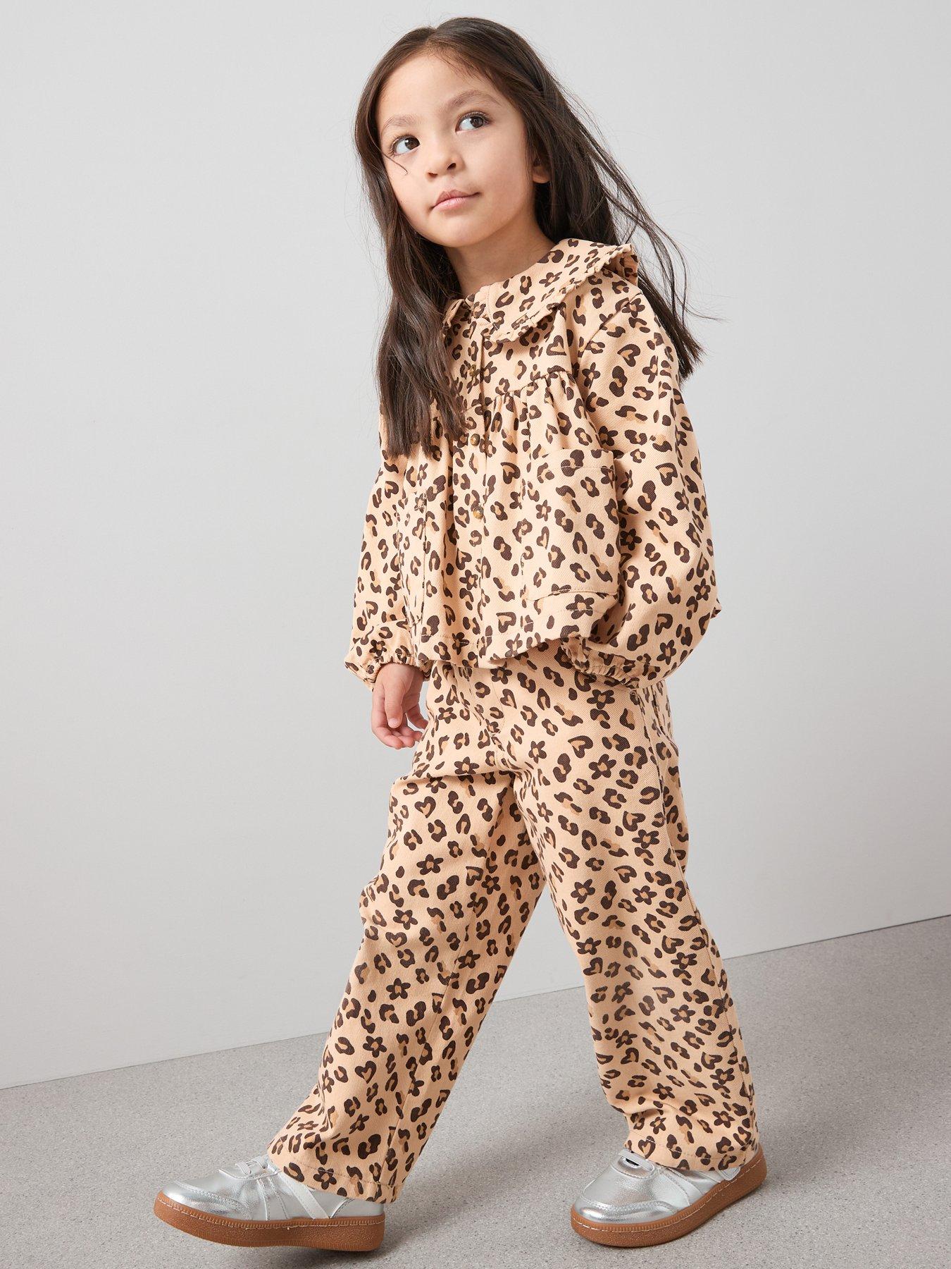 The Very Collection Girls 2 Piece Cotton Twill Jacket and Trouser Set - Multi