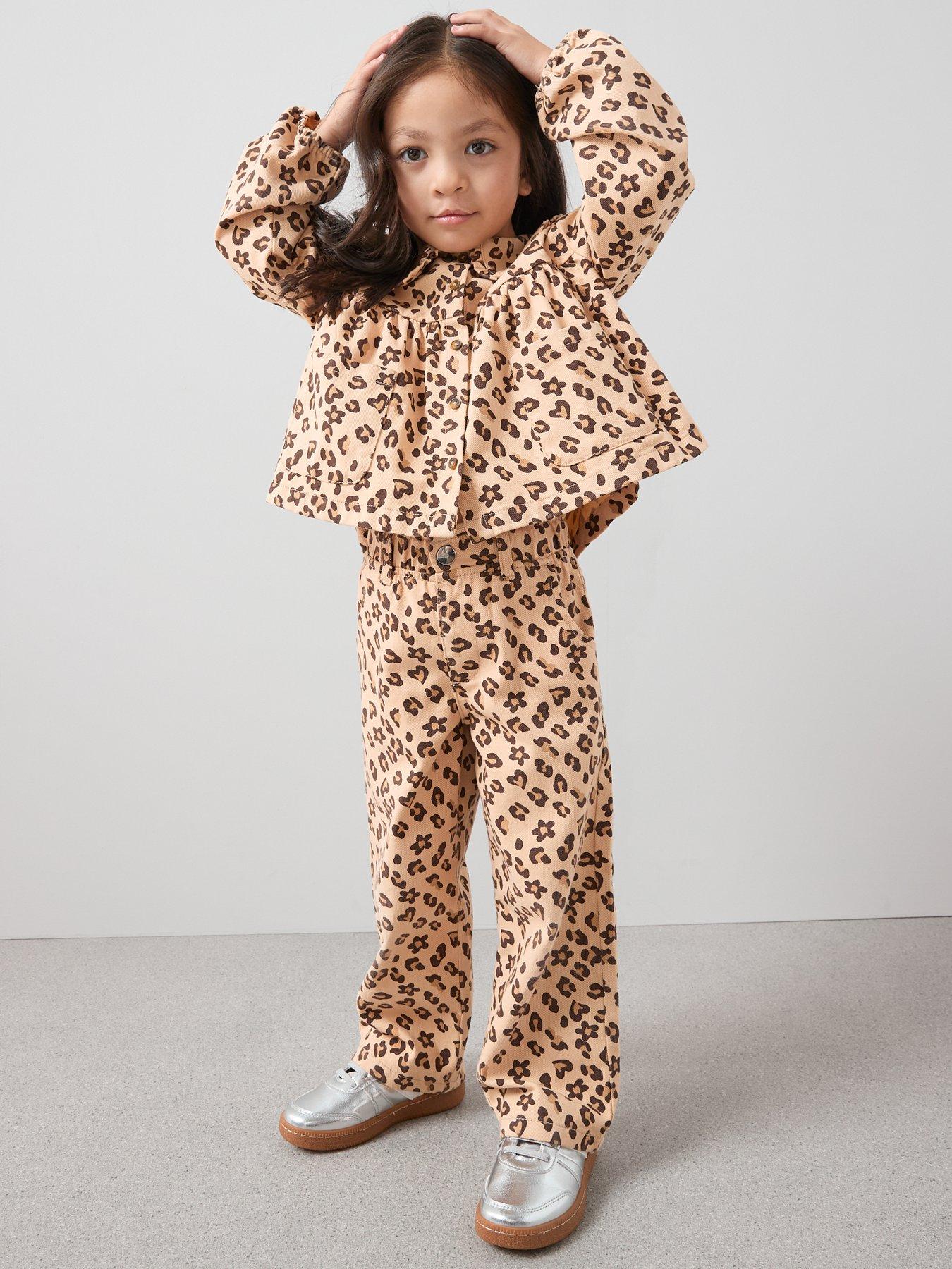 the-very-collection-girls-2-piecenbspcotton-twill-jacket-and-trouser-set-multidetail