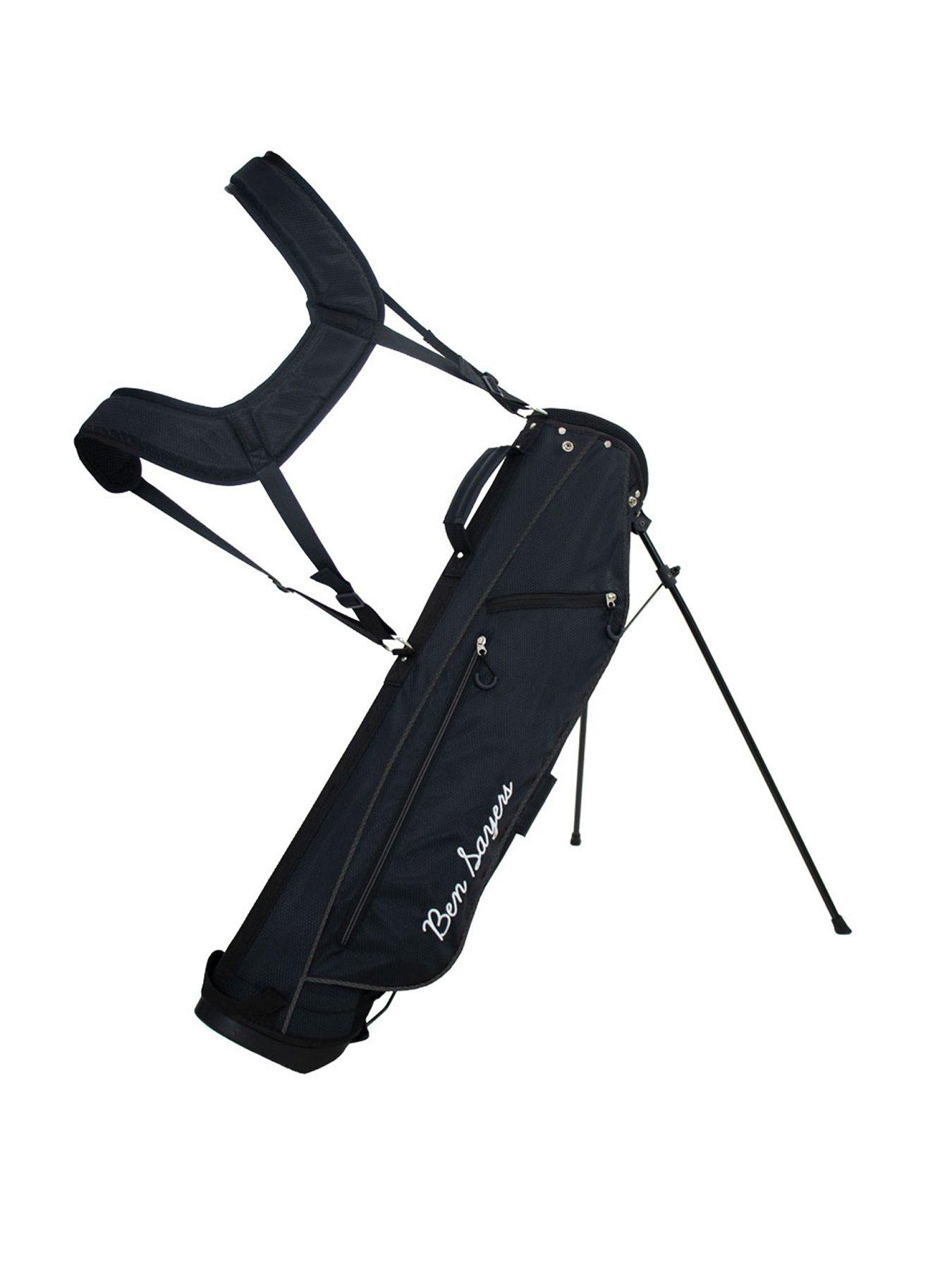 Image 1 of 7 of Ben Sayers LTE Pencil Golf Stand Bag - Black/Grey