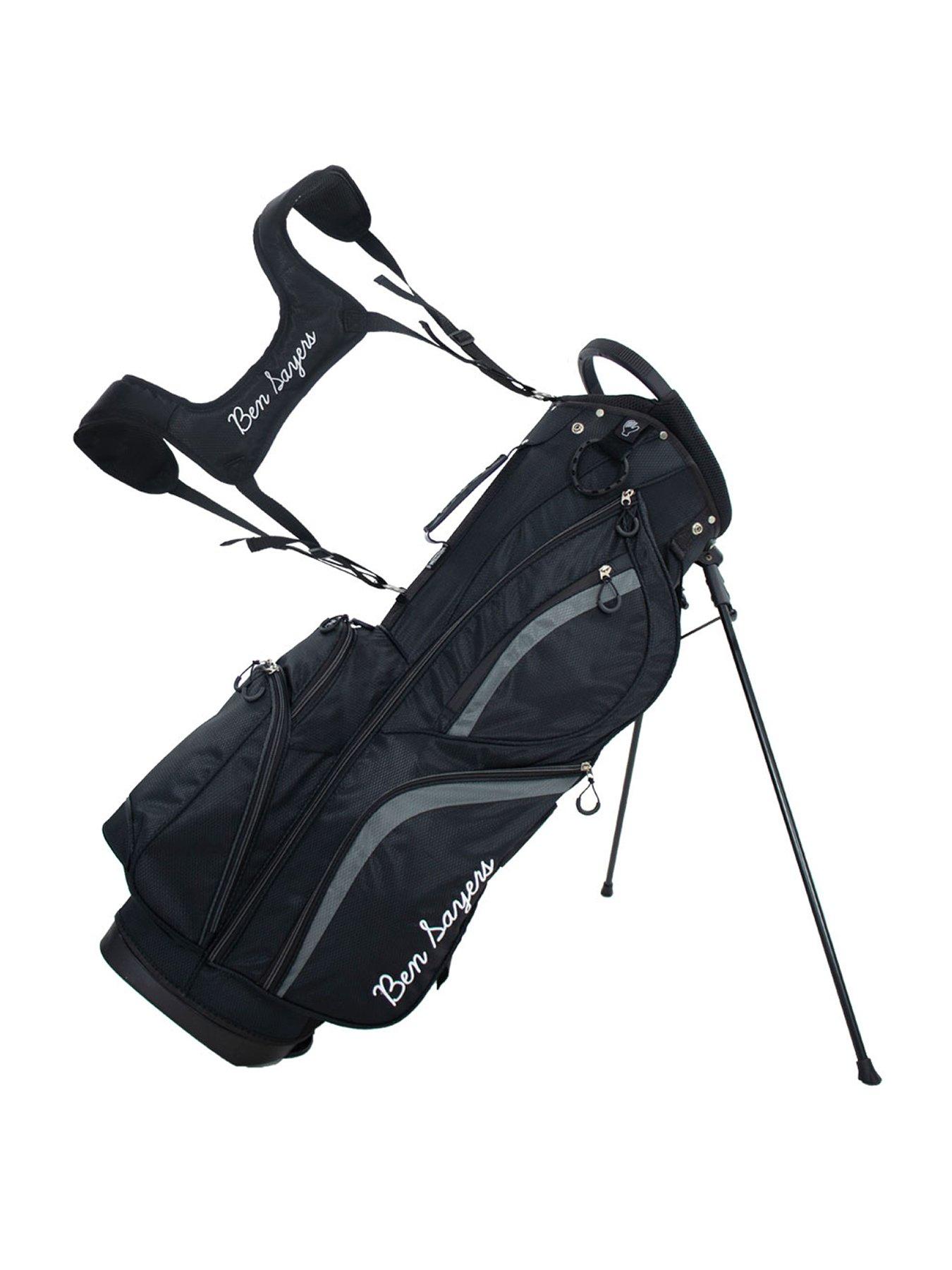 ben-sayers-dlx-golf-stand-bag-blackgrey