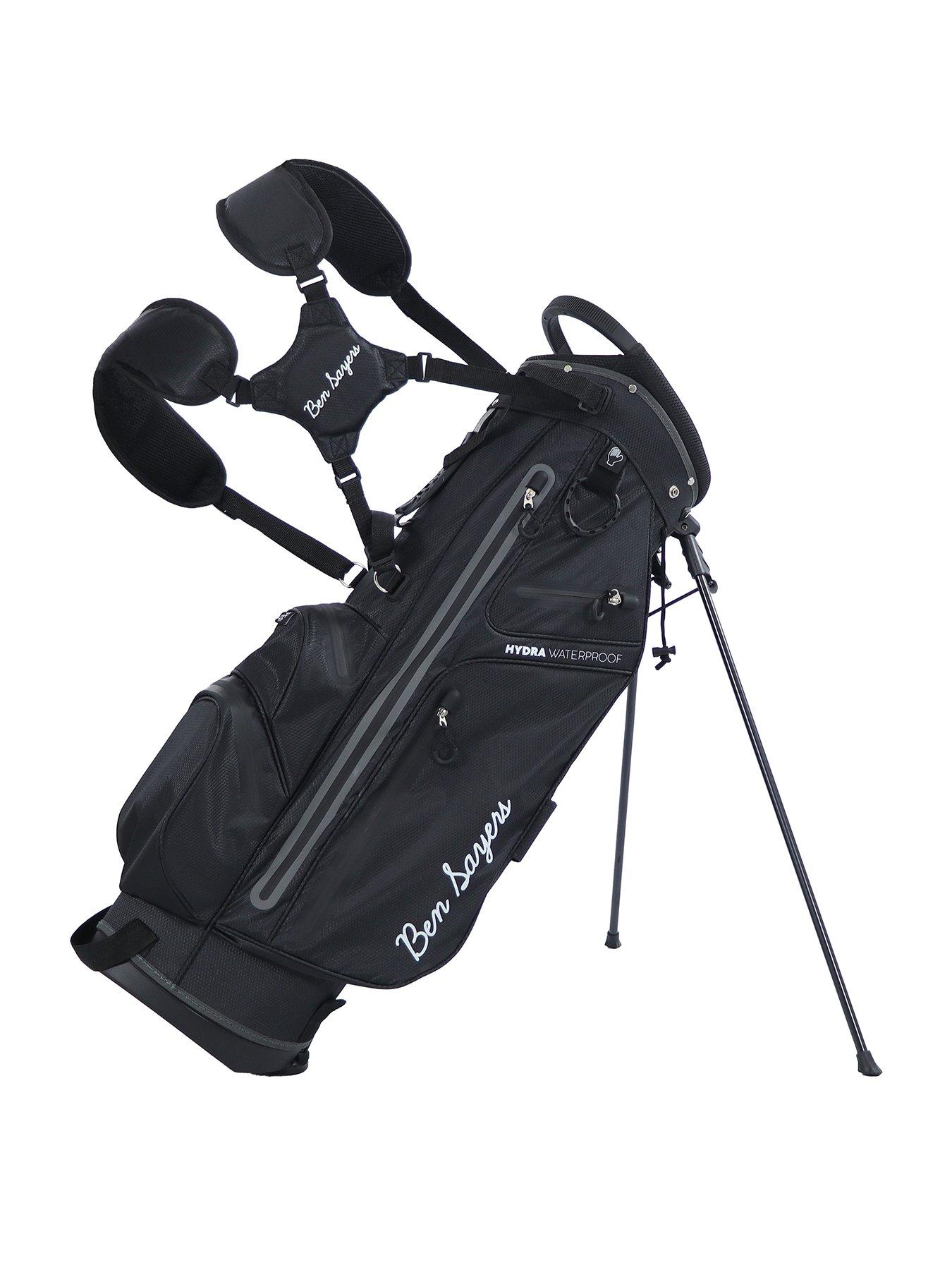 Image 1 of 7 of Ben Sayers Hydra Pro Waterproof Golf Stand Bag - Black/Grey