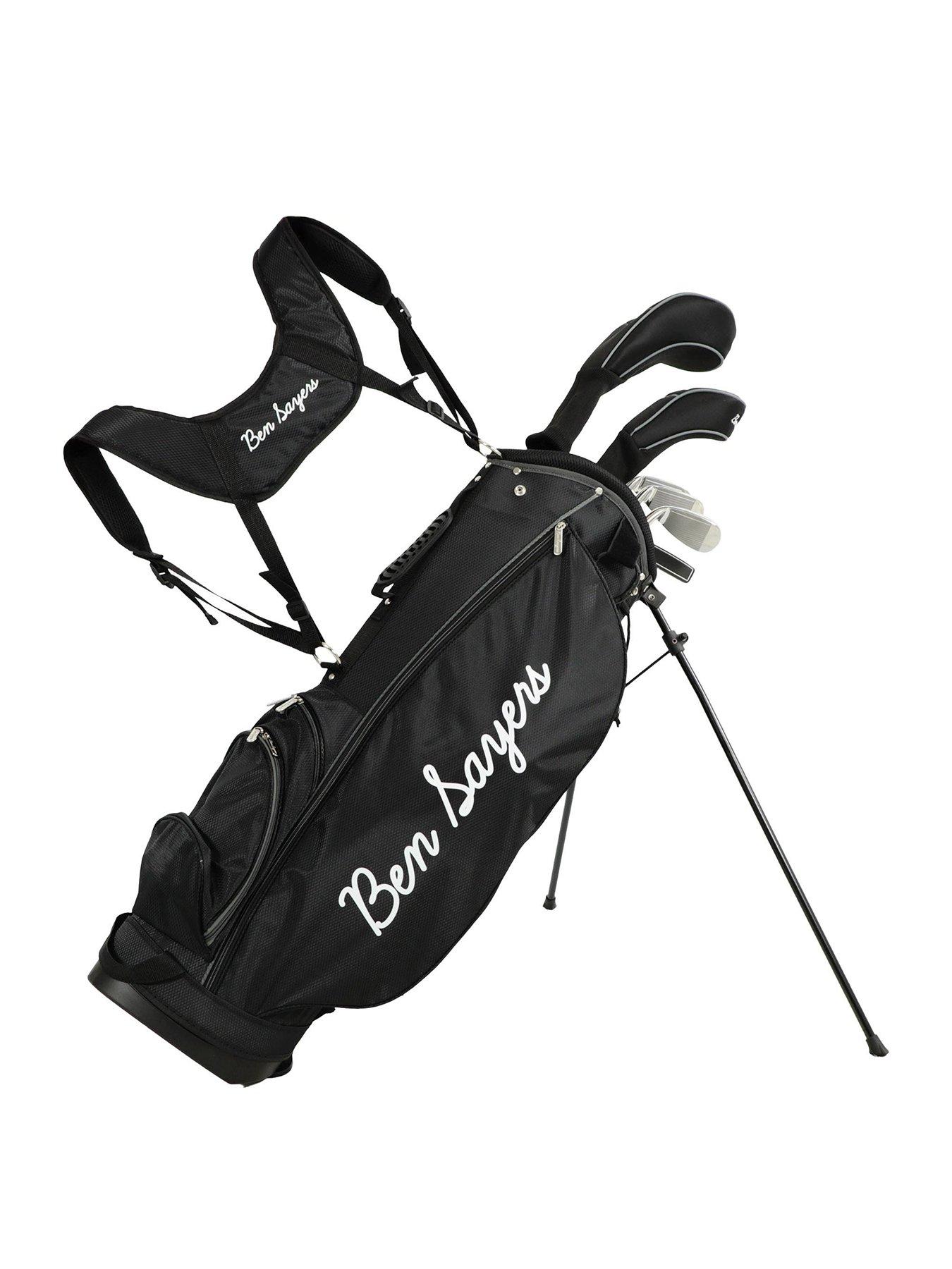 ben-sayers-m8-6-club-youth-golf-package-set-stand-bag-blackgrey-graphite-right-hand